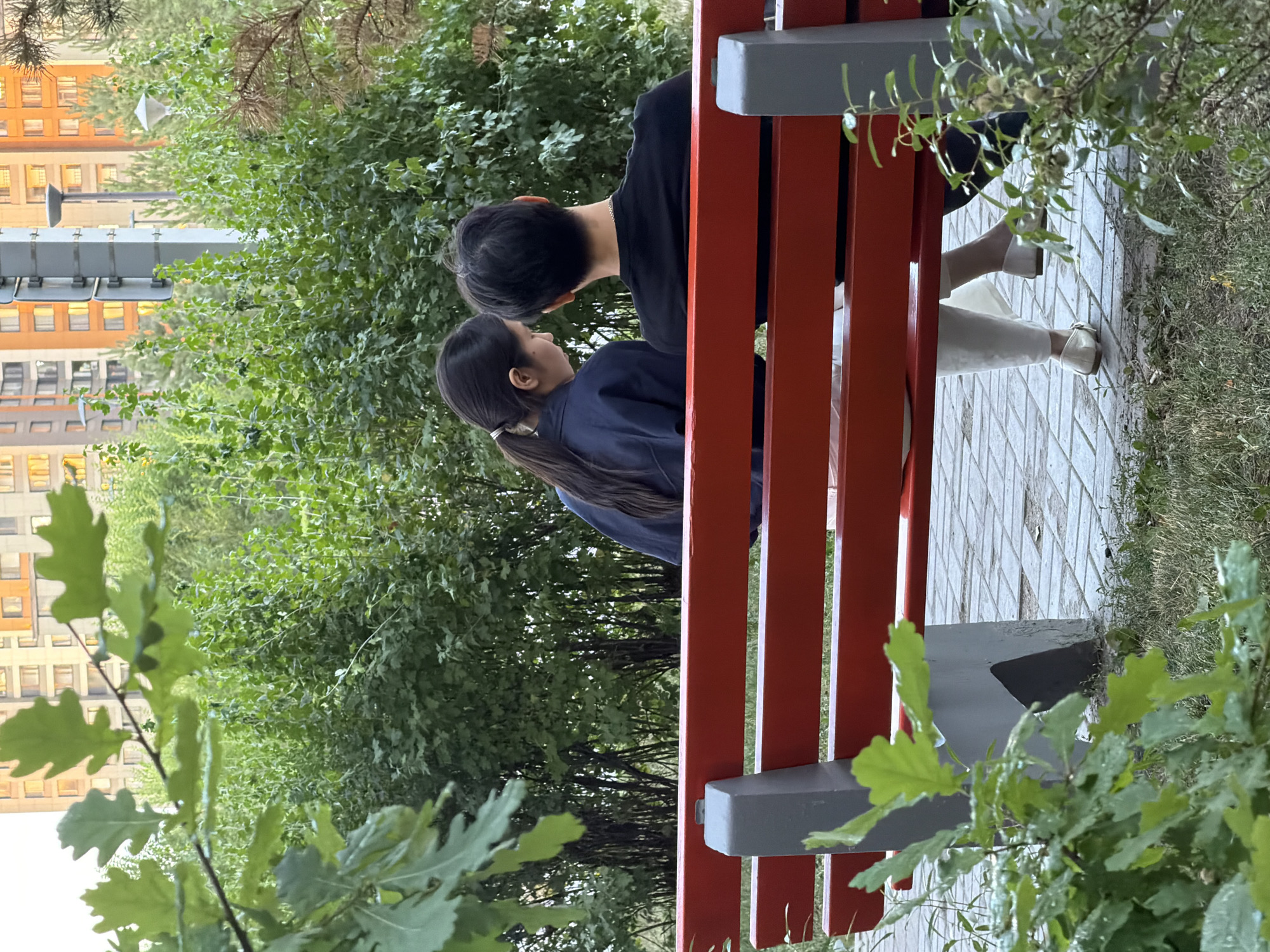 Post-rain afternoon wandering through Astana parks and streets