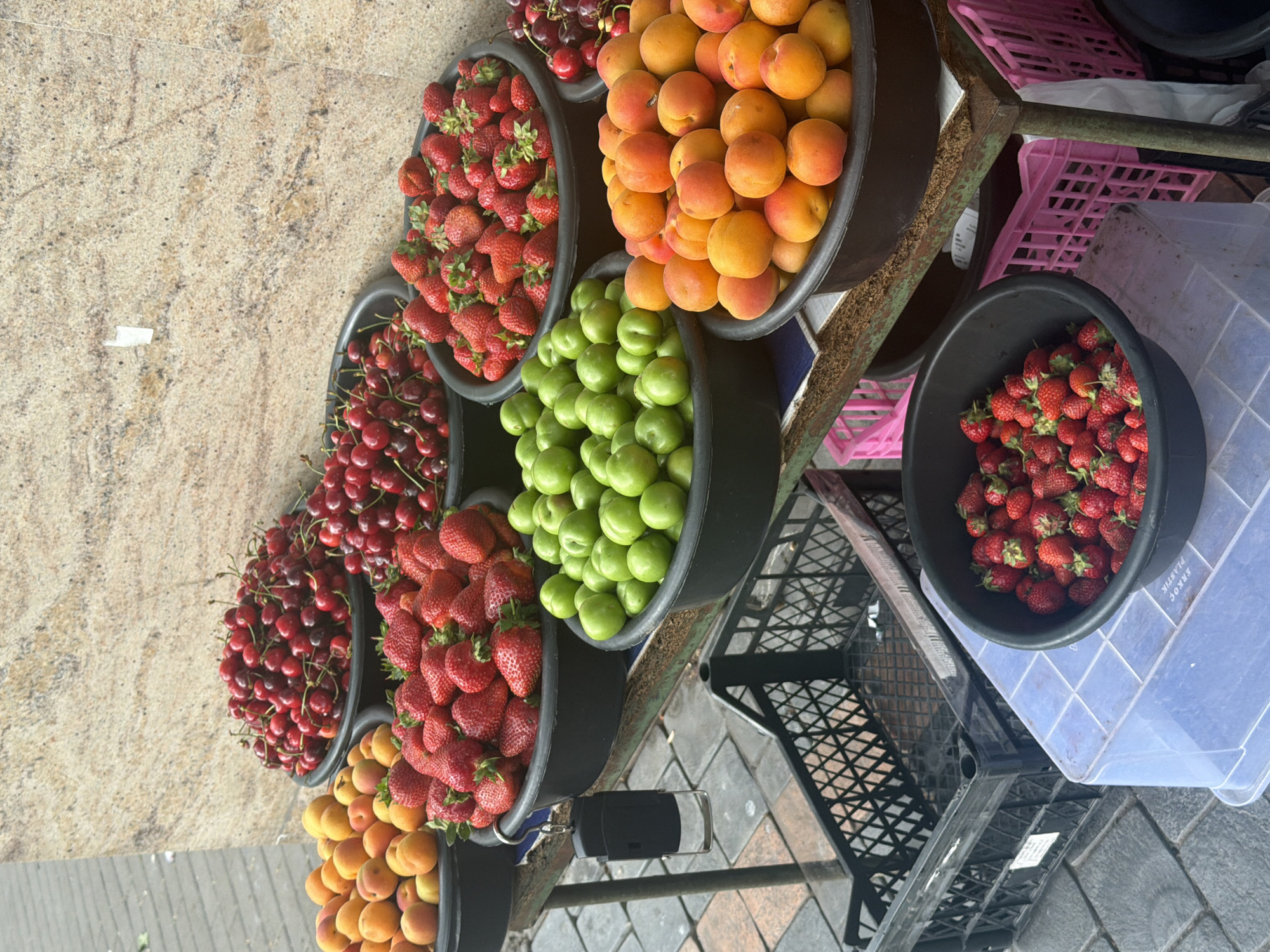 Morning street life documented across central Yerevan, Armenia