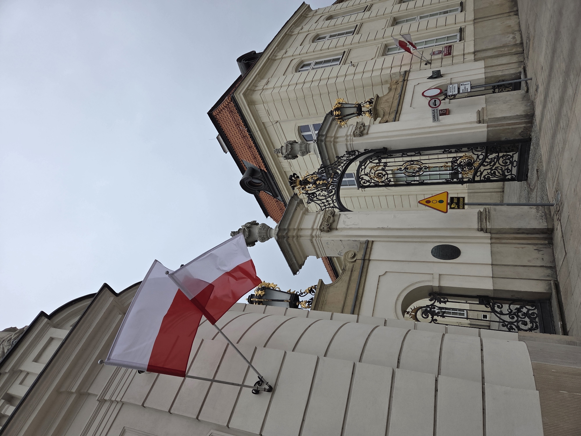 Tourist documentation of Warsaw's historic landmarks and architecture