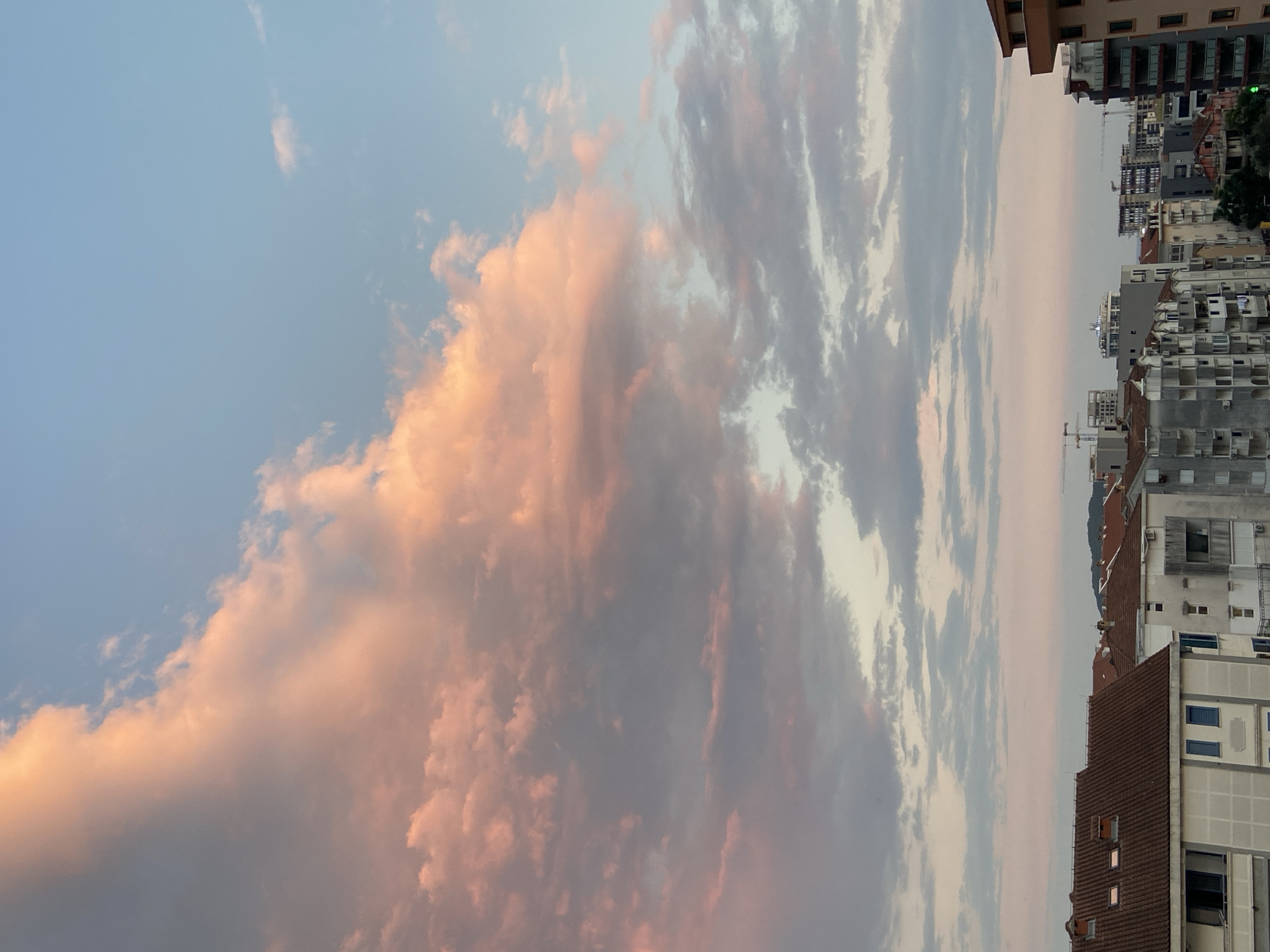 Gym sessions and golden-hour skies over Budva, Montenegro