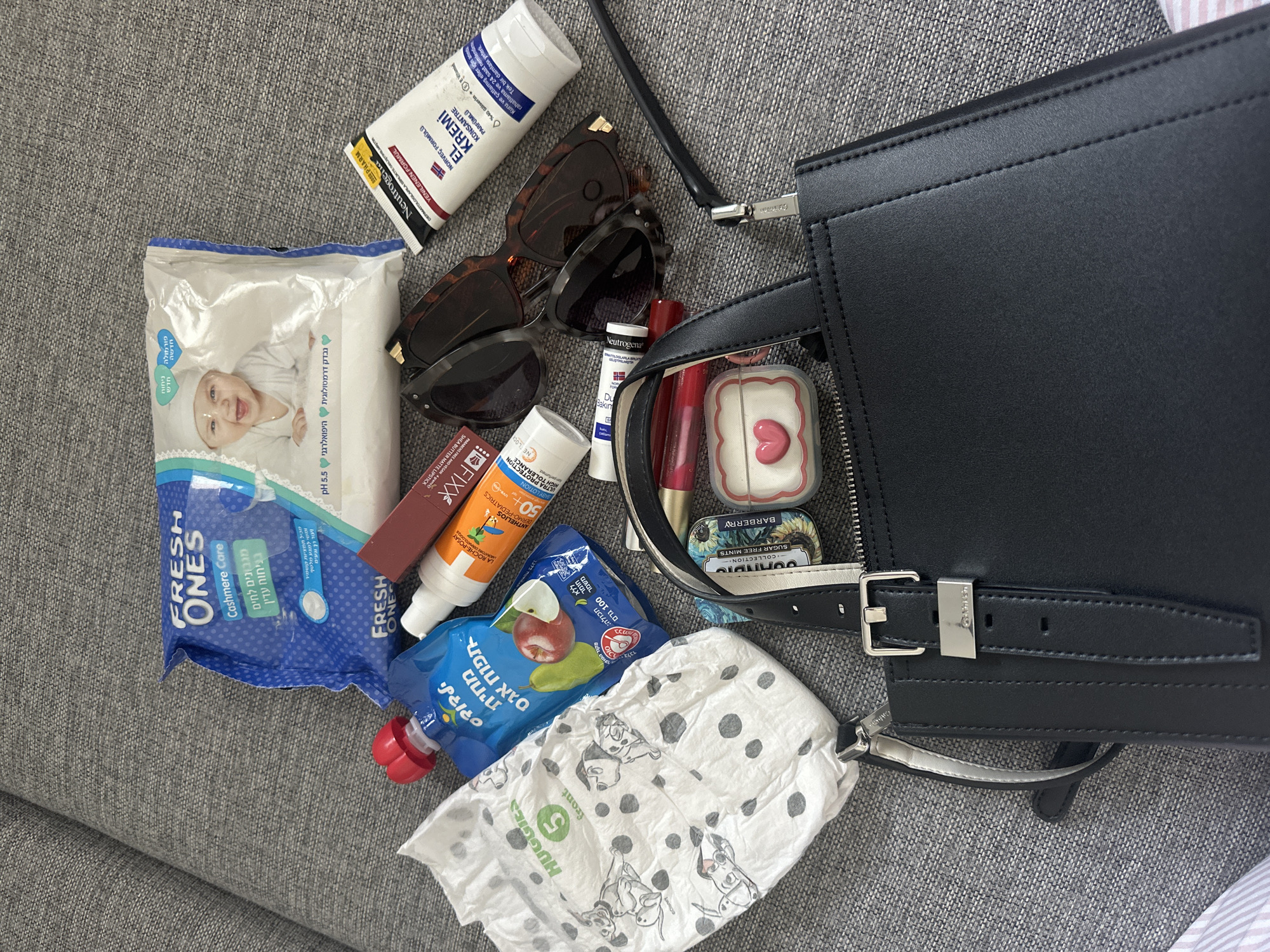Everyday items documented in Petah Tikva morning moments