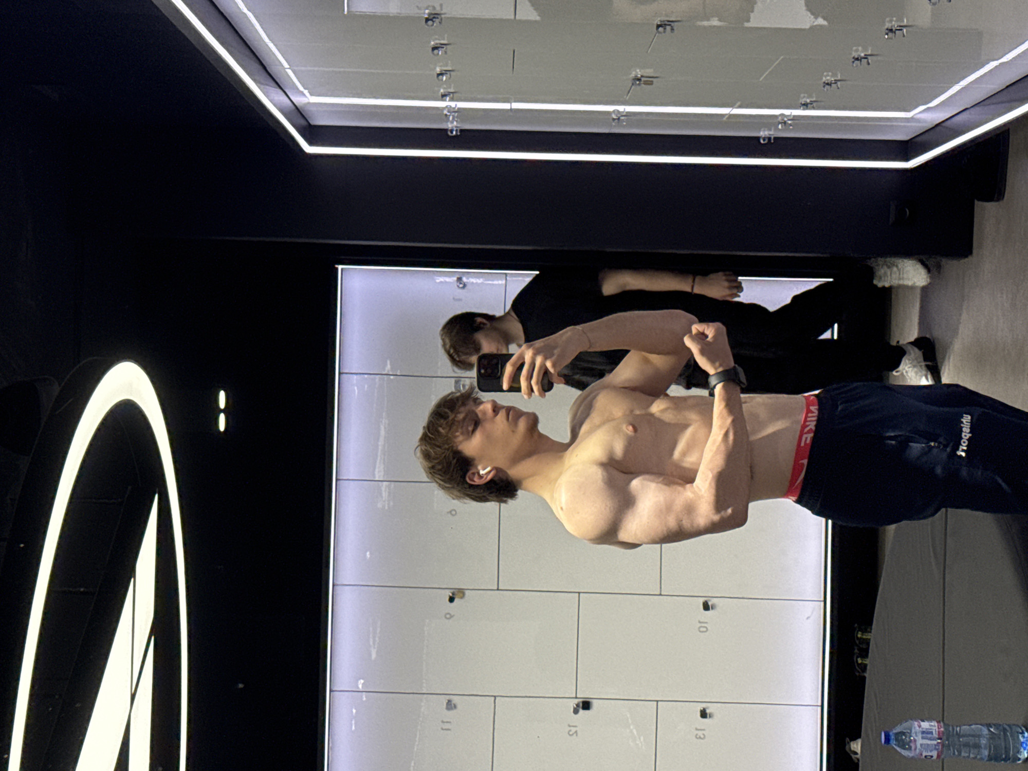 Gym selfies and workout scenes captured in Sofia fitness center