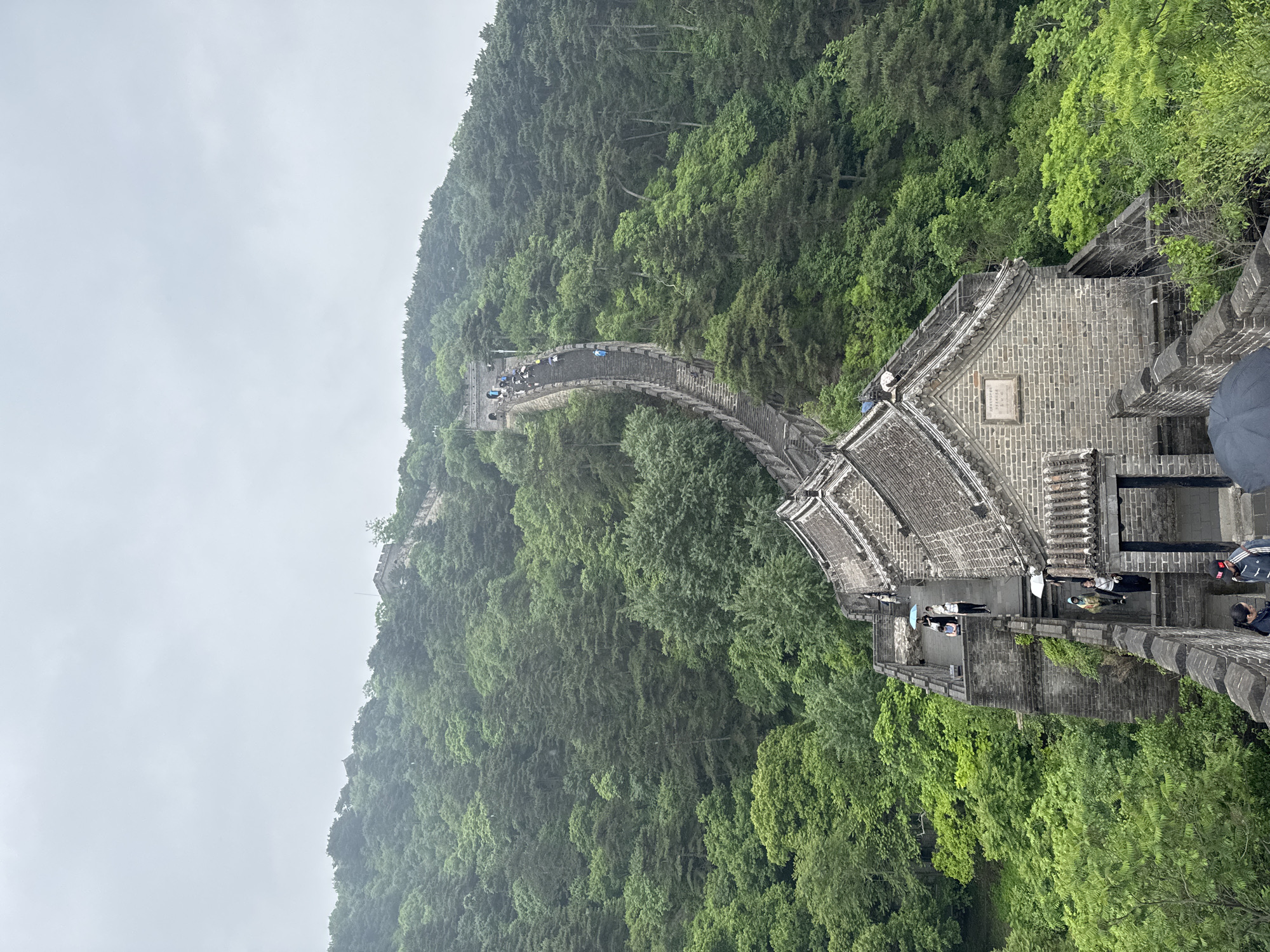 Great Wall documented in Huairou District's forested mountains