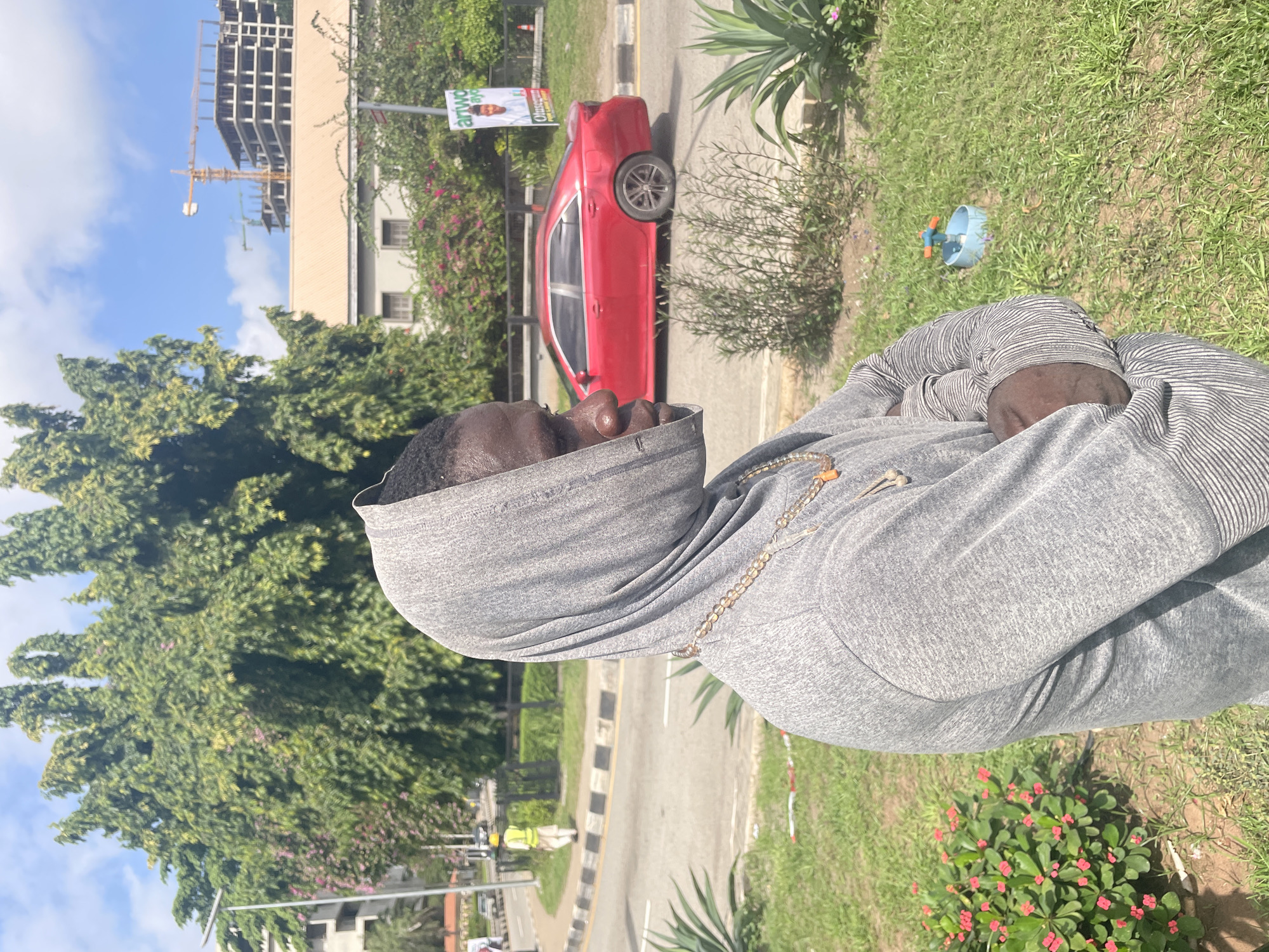 Ordinary street activity observed in Ikoyi, Nigeria Monday afternoon