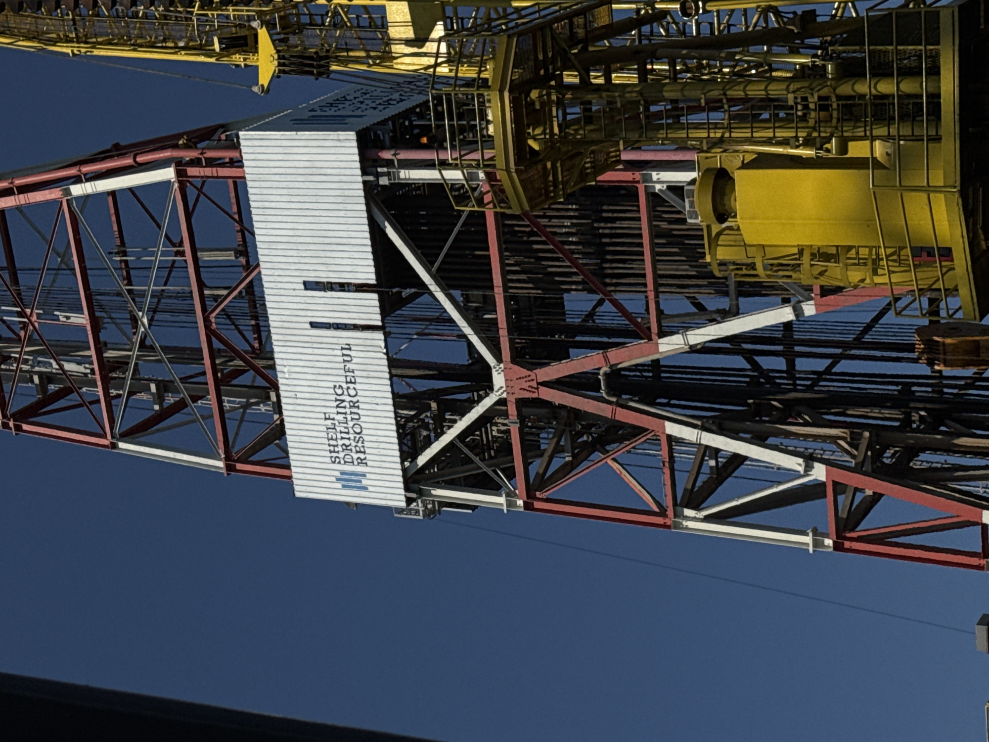 Up close with an offshore drilling rig in Italian waters
