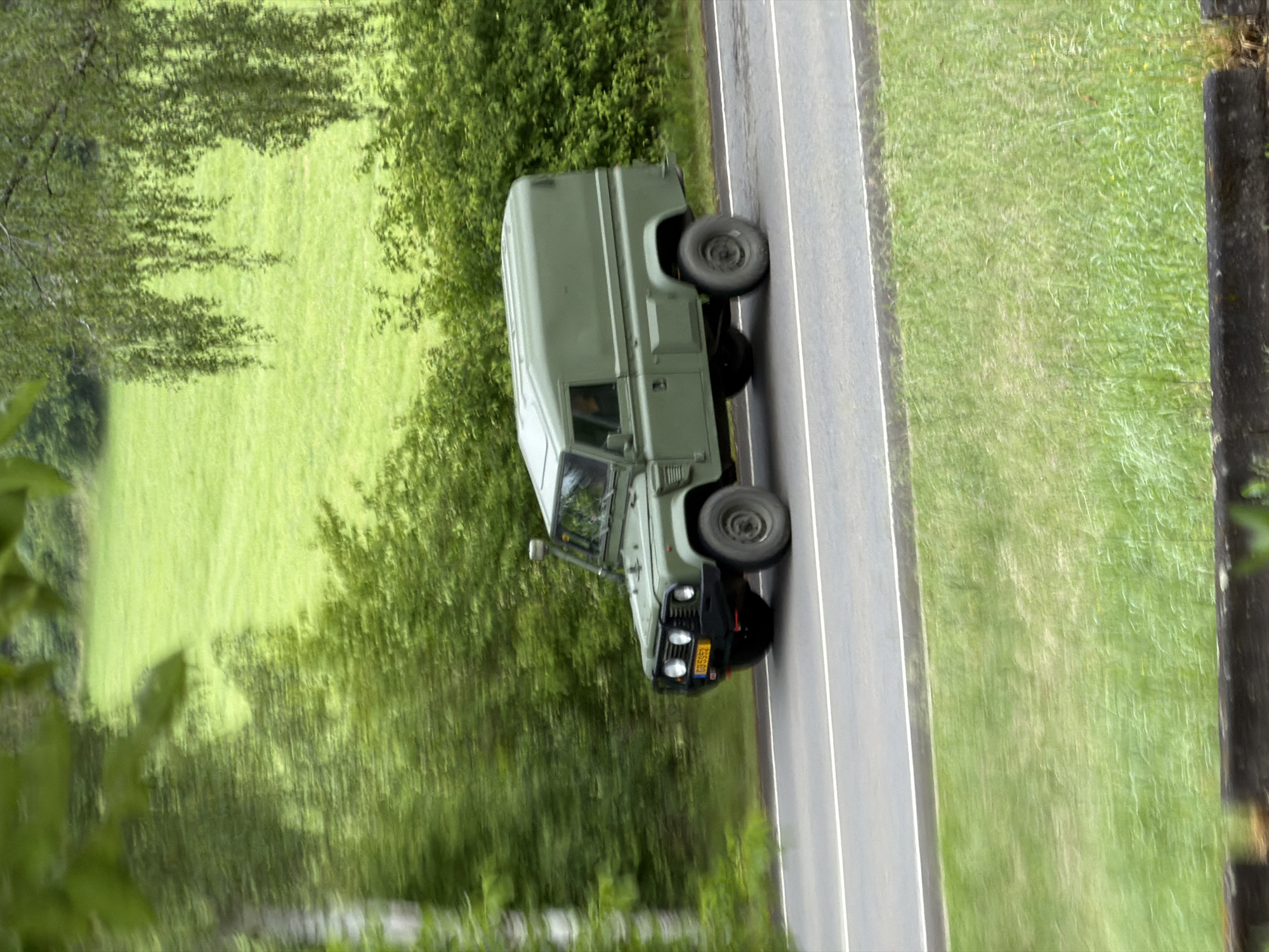 Early morning documentation of military vehicle, facilities in Luxembourg
