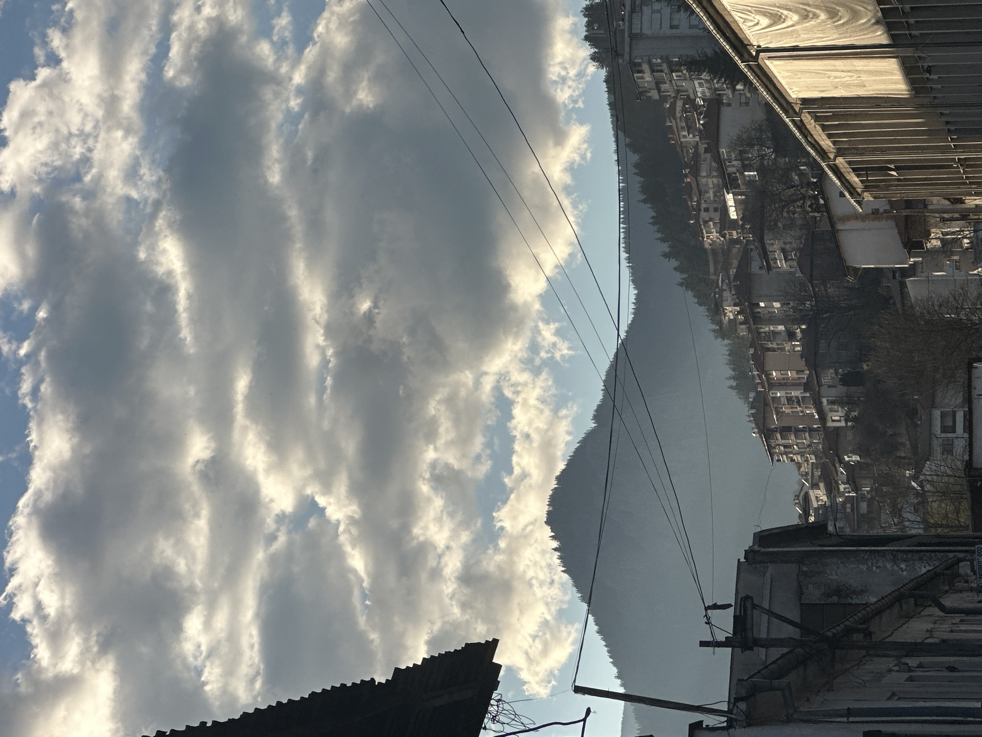Everyday moments captured in Smolyan: rooftops and car repair