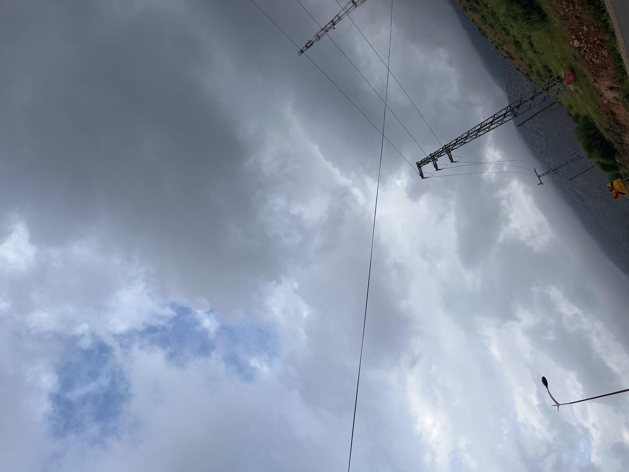 Overcast morning weather documented in rural Ouaouizert, Morocco