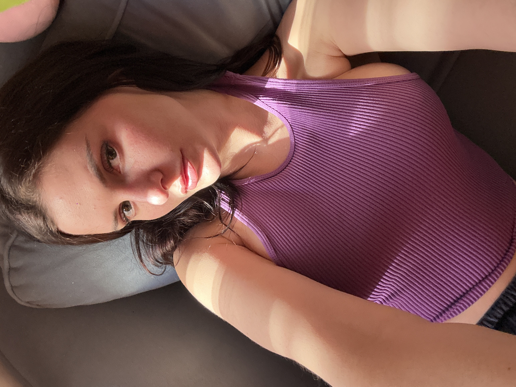 Lazy afternoon on the couch, selfies and sunlight