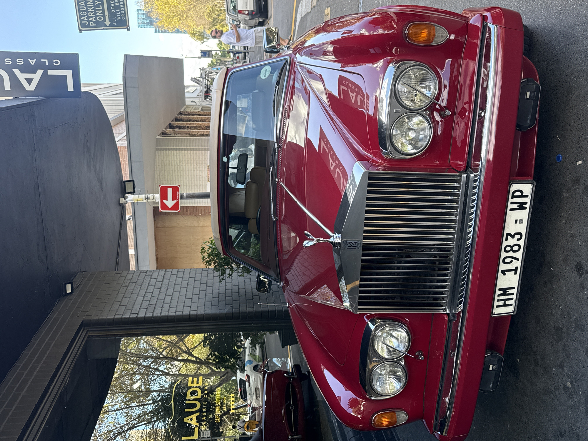 Classic car exhibition documented in Cape Town showrooms