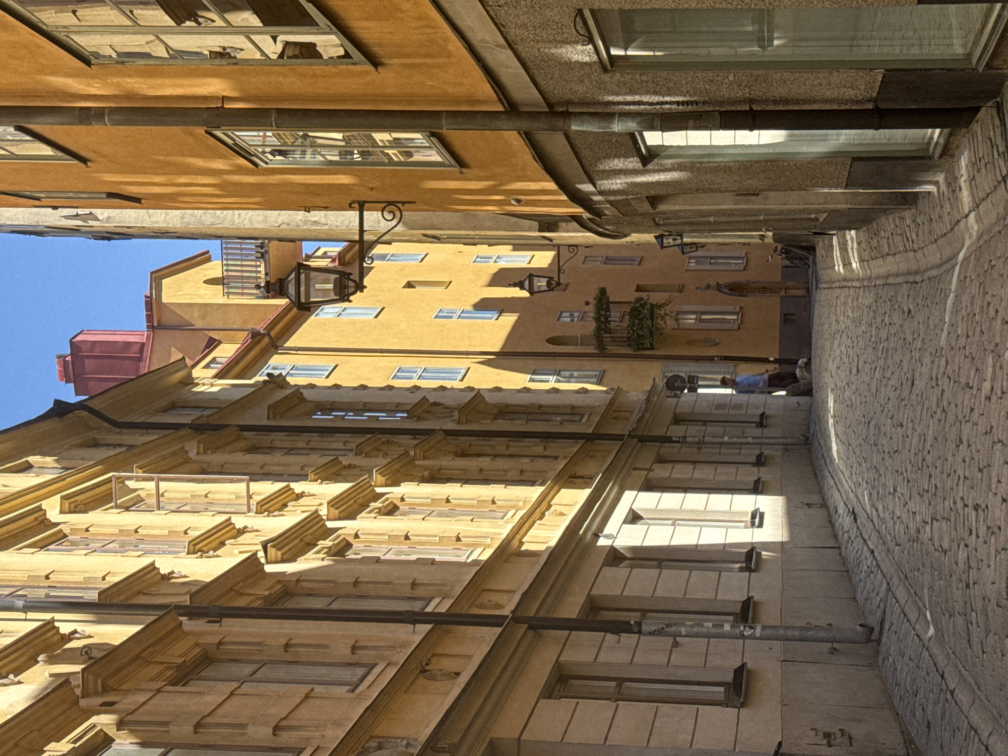 Wandering the cobblestone streets of Gamla Stan, Stockholm