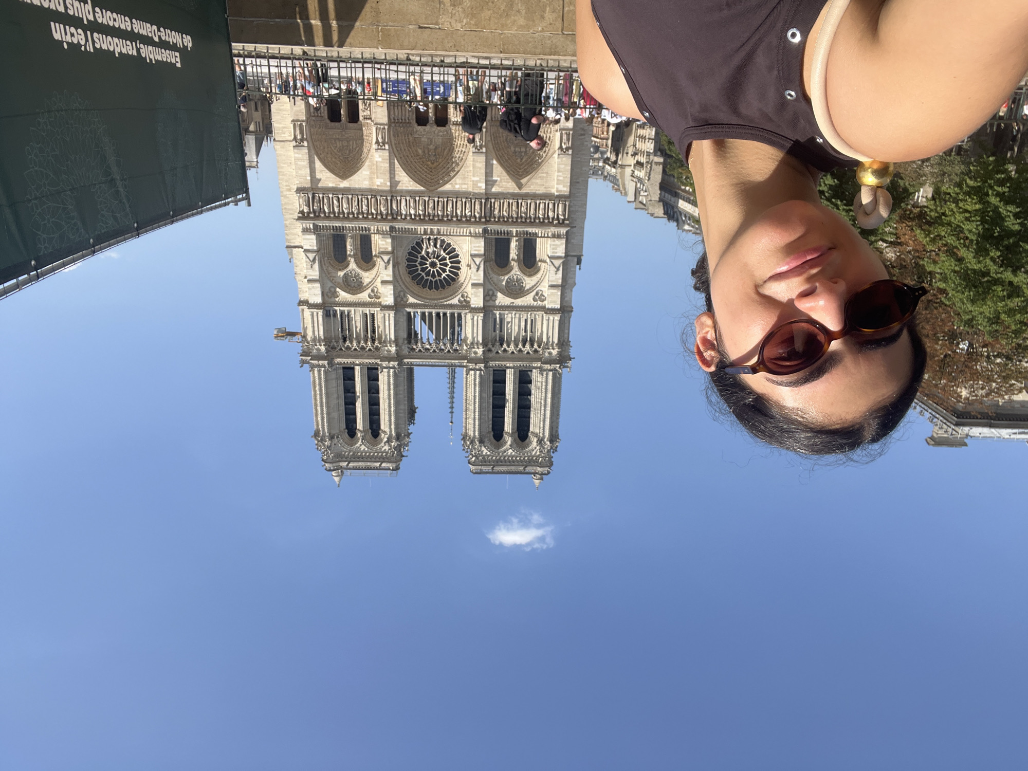 Afternoon visit to Notre Dame, Paris