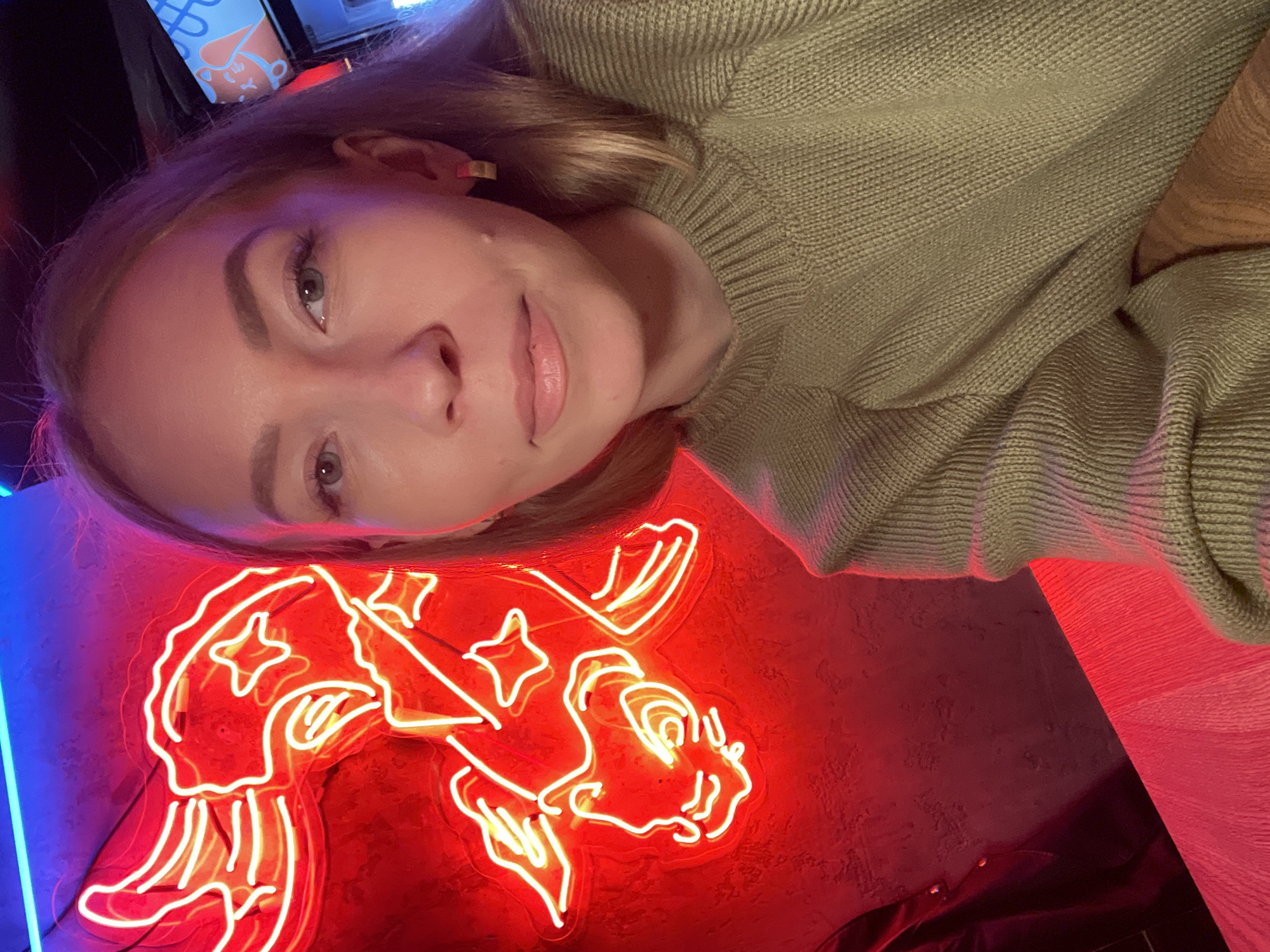 Woman documents shopping trip through Perm with multiple selfies