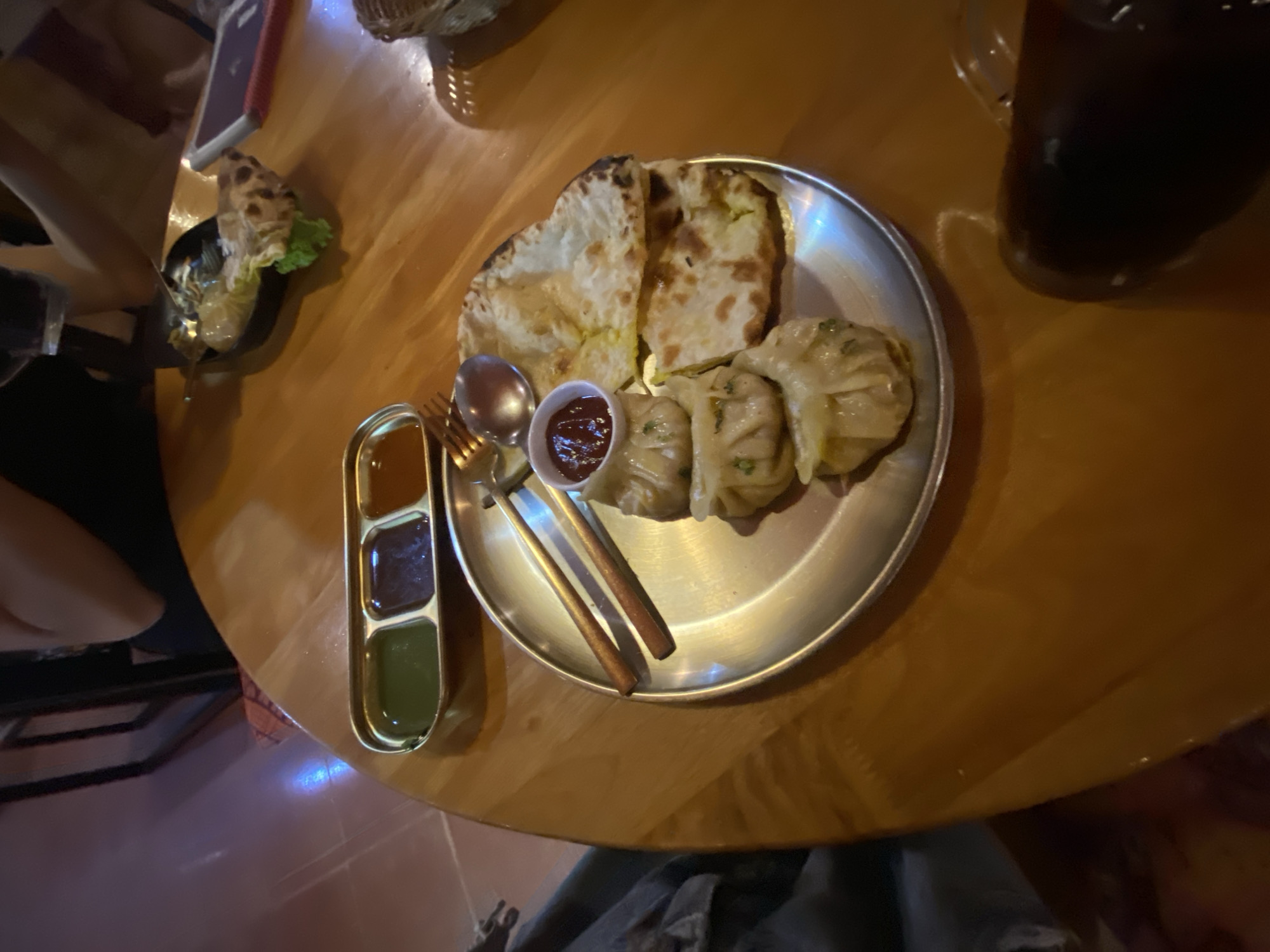 Studio session and a momo dinner out with the group