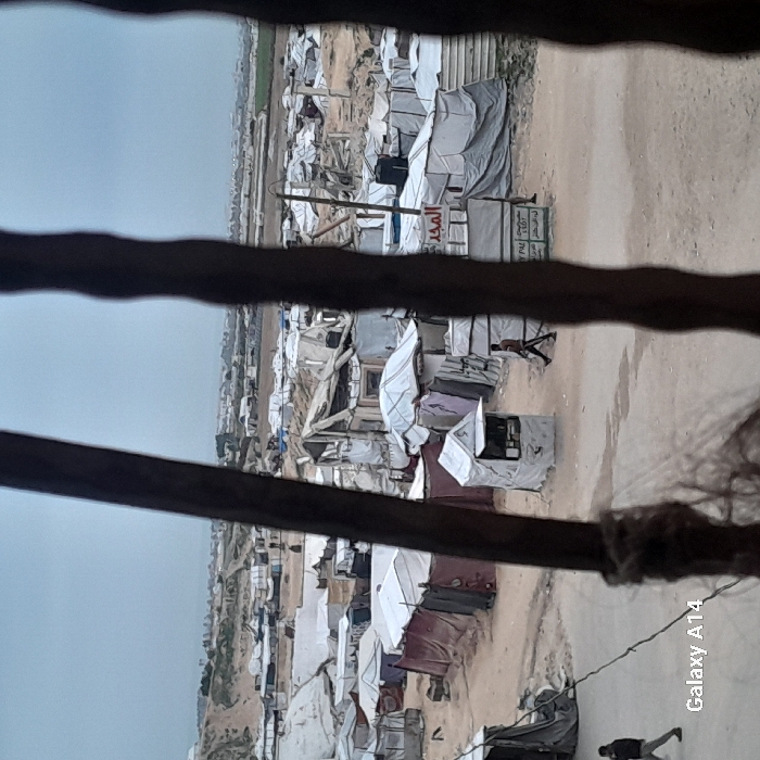 Displacement camp conditions documented in Khan Yunis