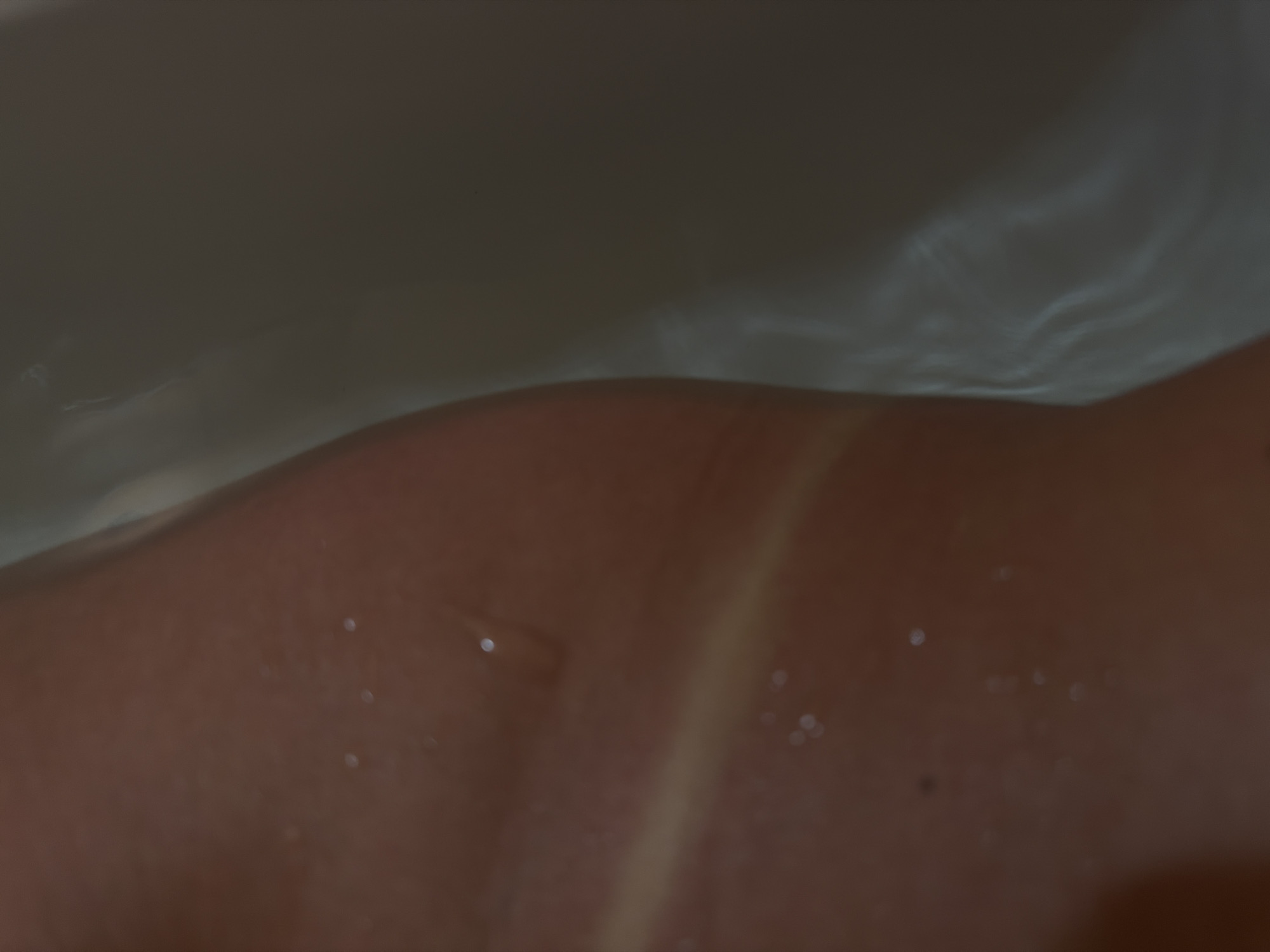 Person bathing captured in Moscow residential setting