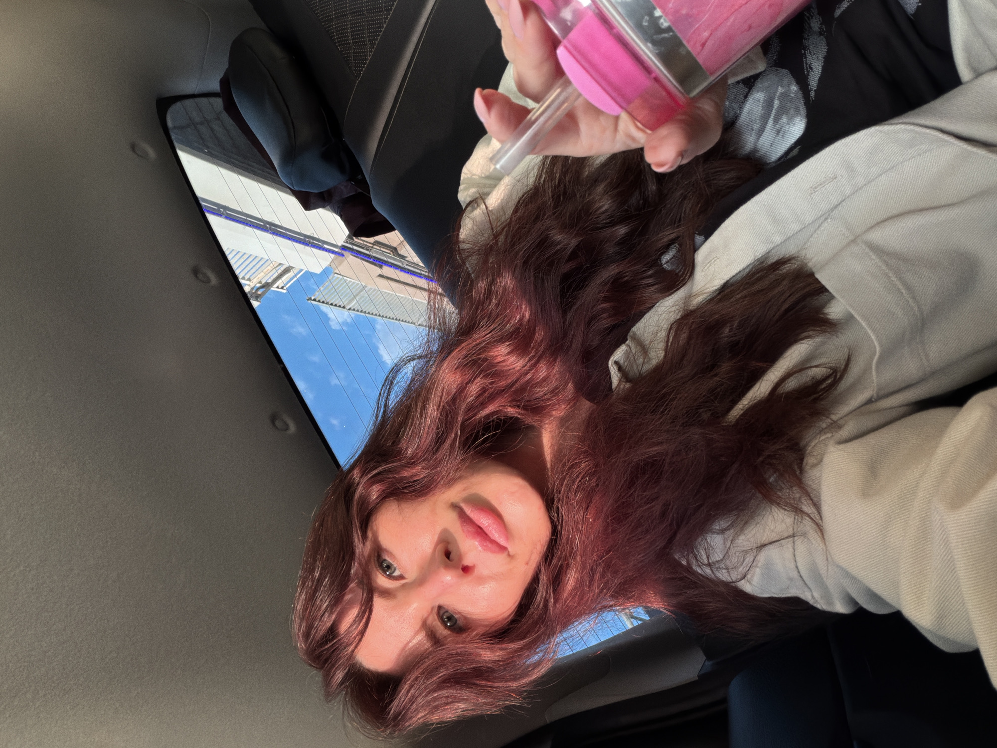Car selfie session in Perm, Russia