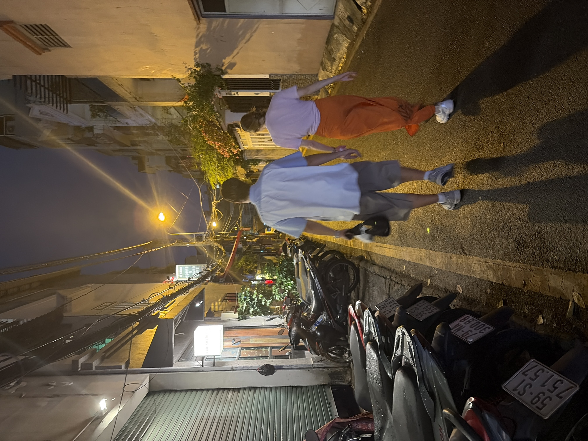 Nighttime street life documented in Thủ Đức, Vietnam