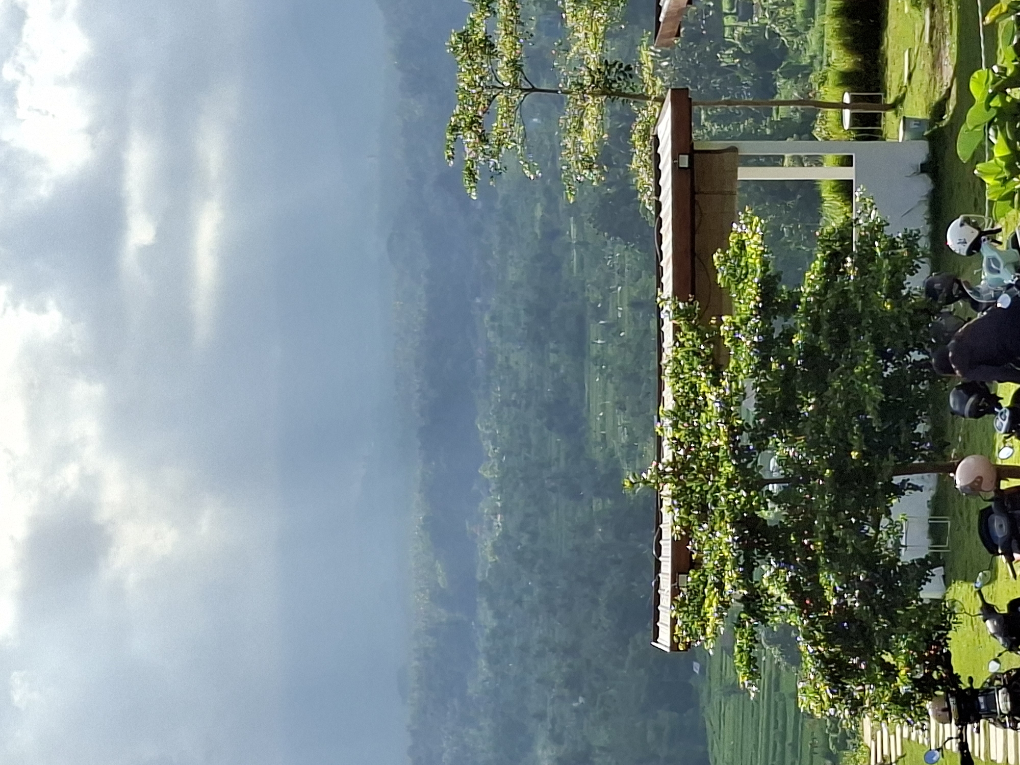 Morning scenes documented across Karangasem's traditional buildings and landscapes