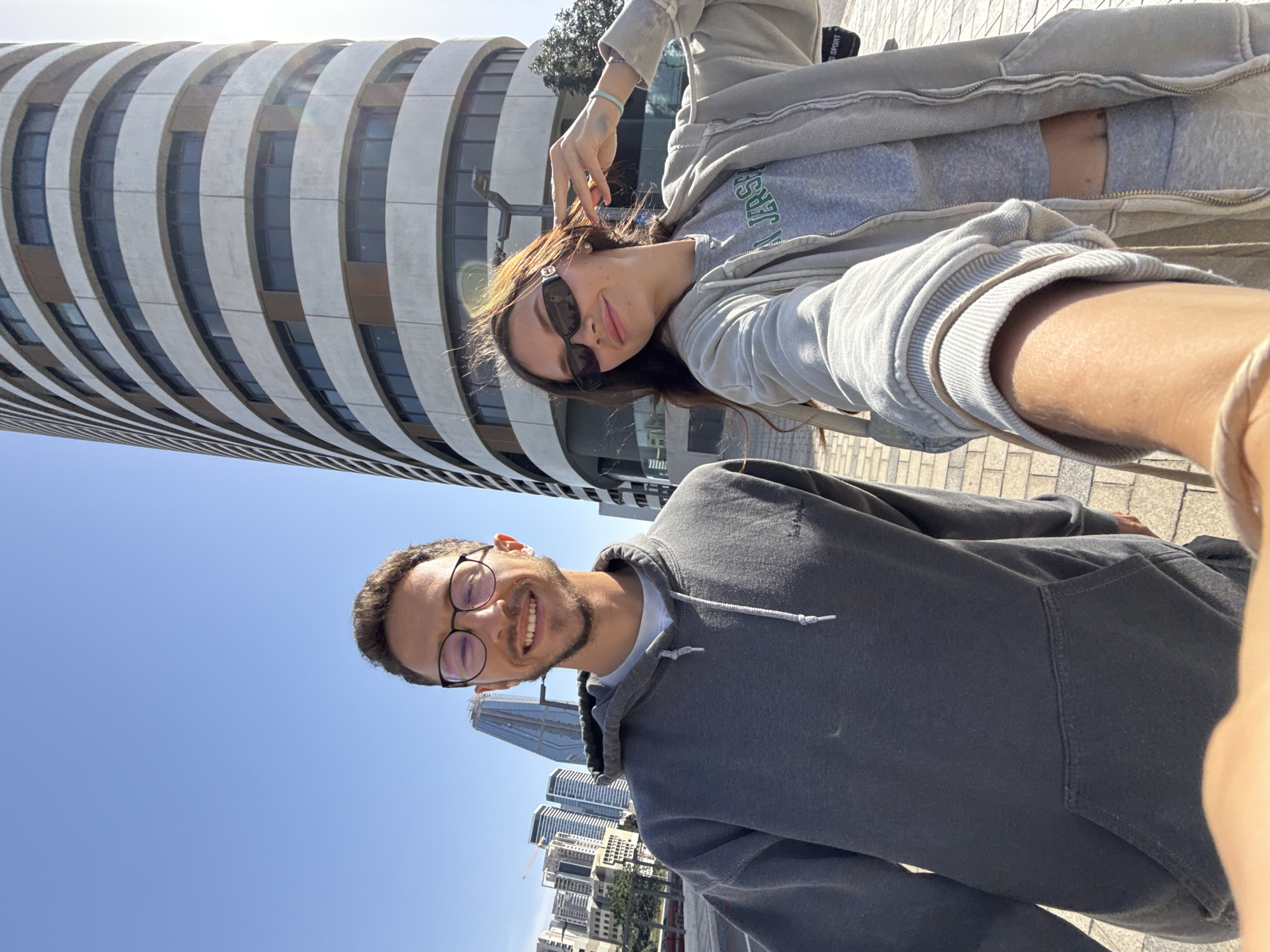 Couple takes elevator selfies with dog in Tel Aviv