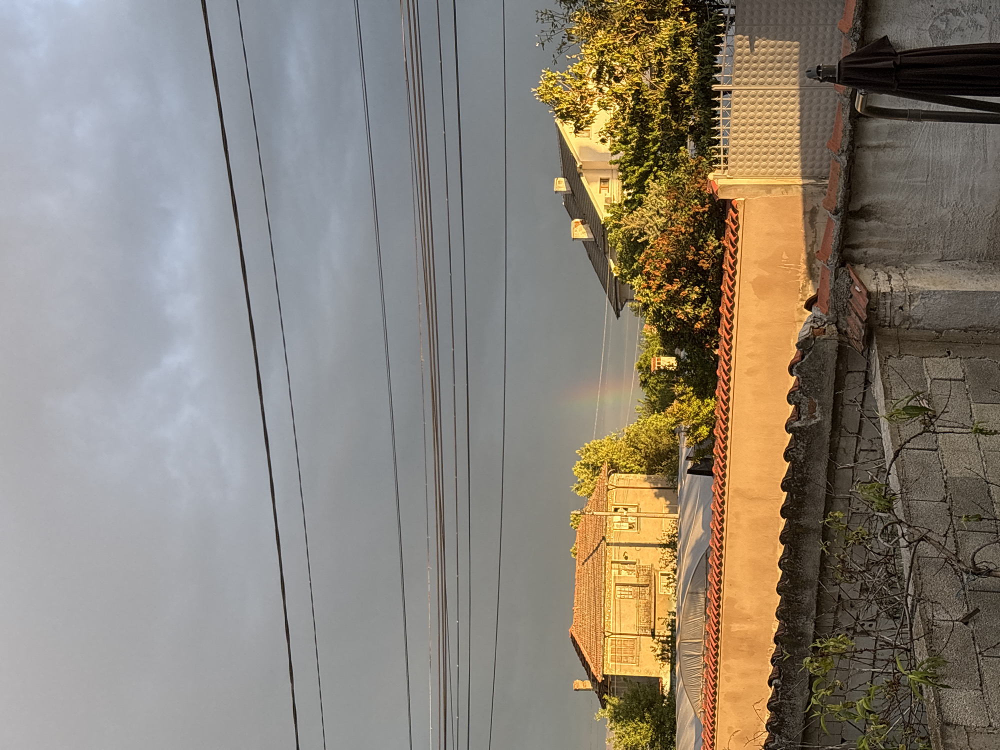 Overcast evening documented in Manole, Bulgaria residential area
