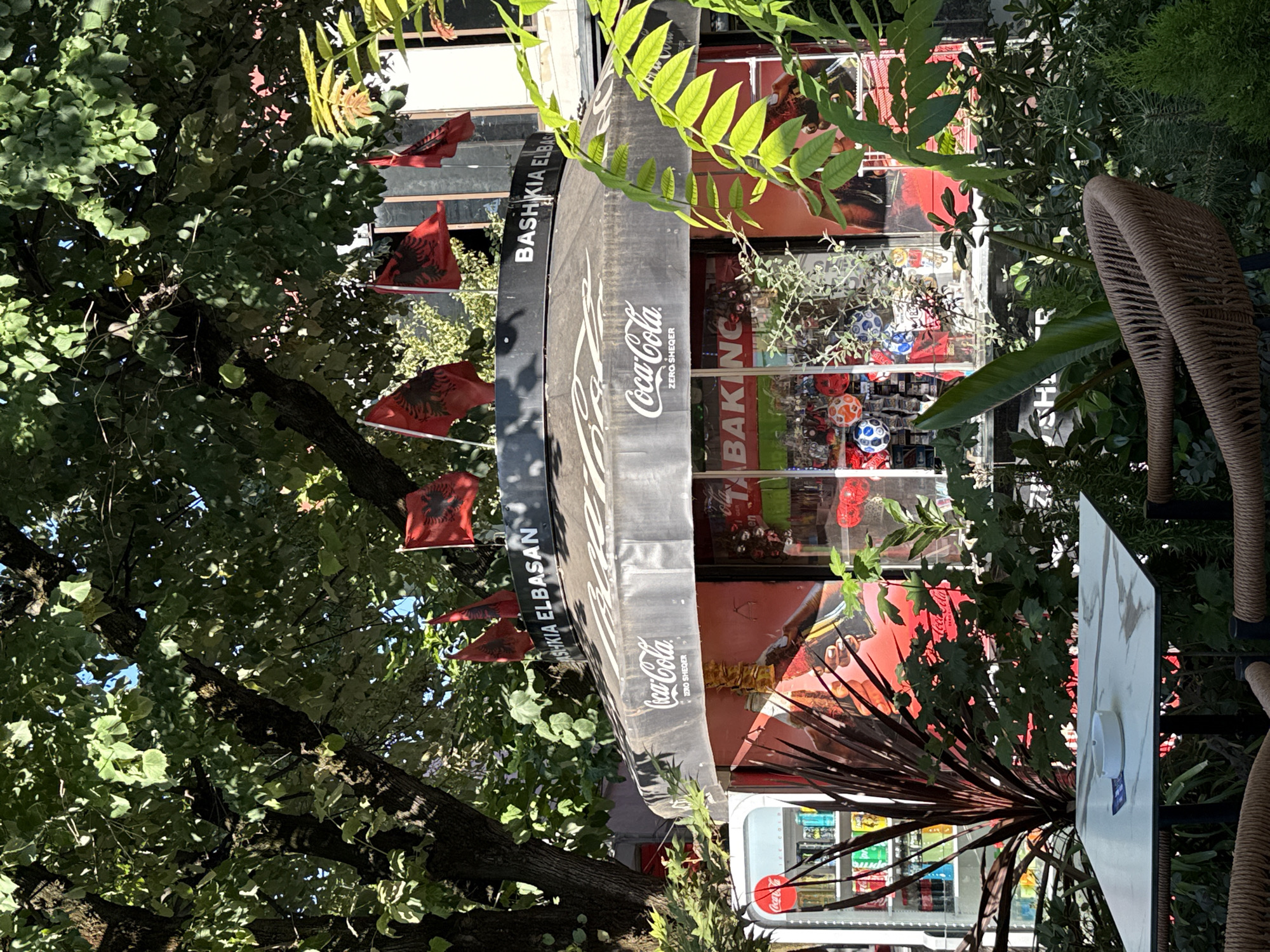 Street-level snapshots from Elbasan's historic city center