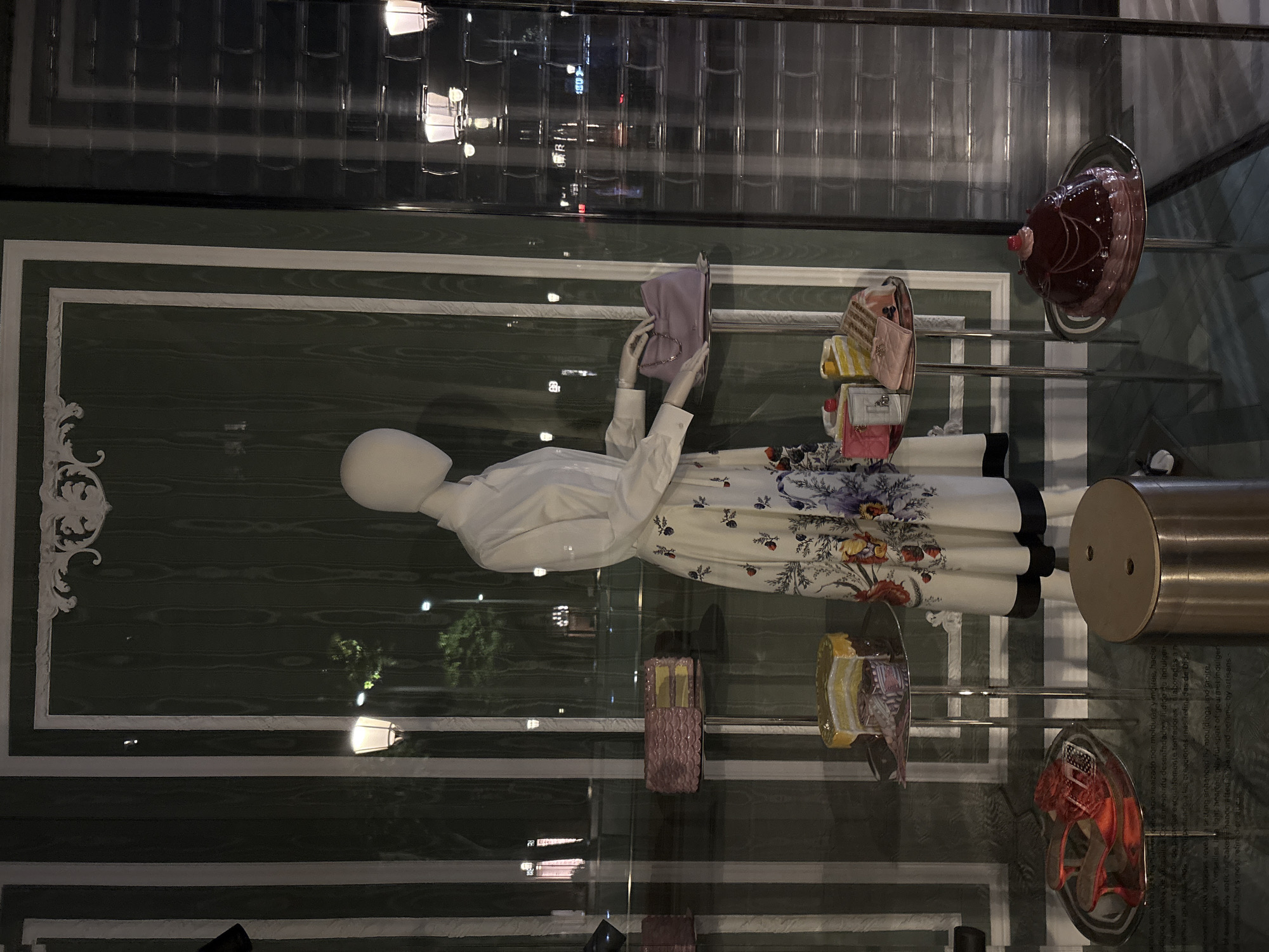 Nighttime walk through Barcelona captures luxury shopping, street scenes