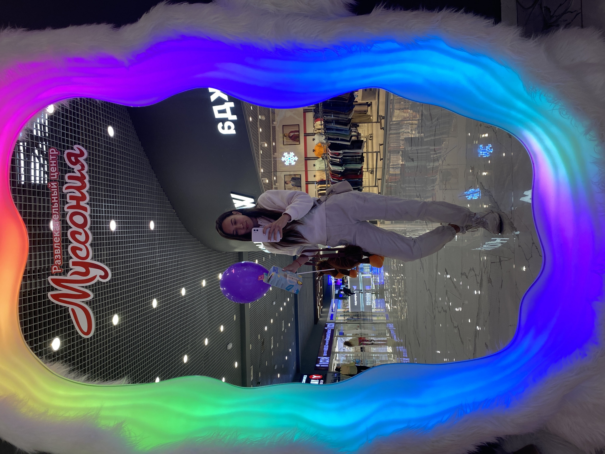 Shopping mall scenes documented across Sevastopol retail locations