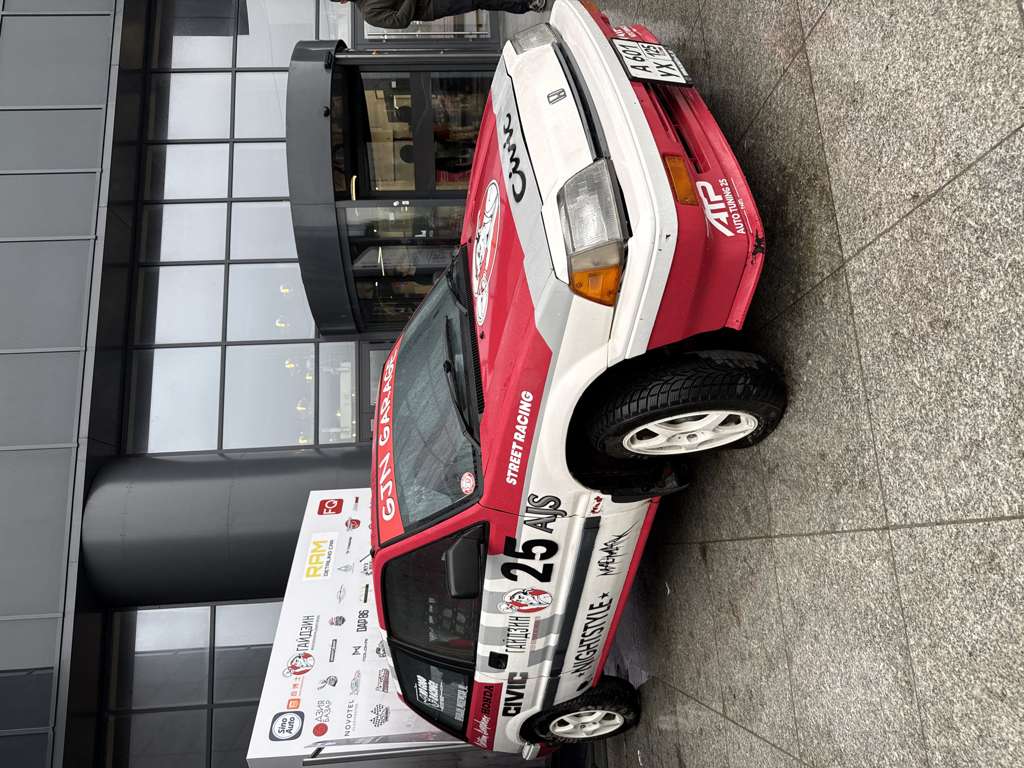 Modified race car spotted parked in Vladivostok