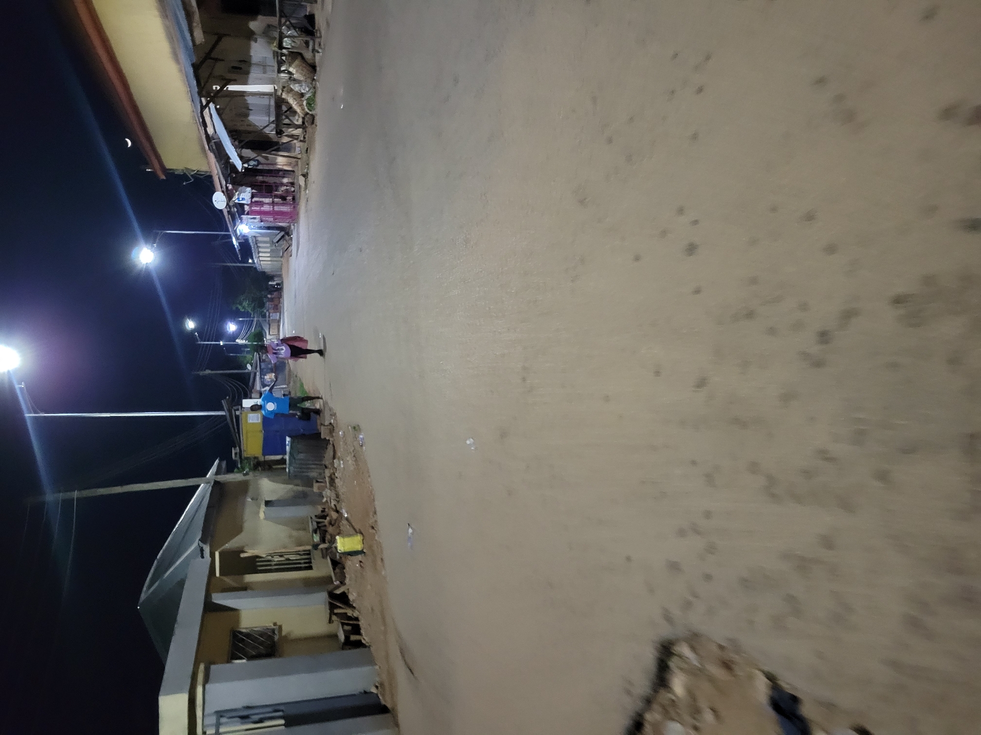 Evening street activity recorded near INEC office in Jos