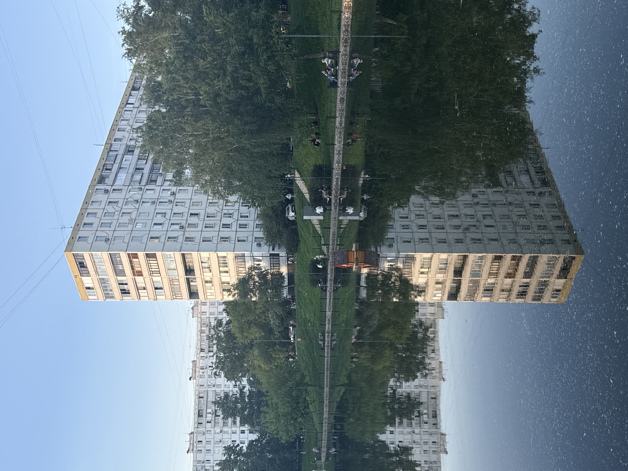 Sunset walk documented near Moscow railway station and surroundings