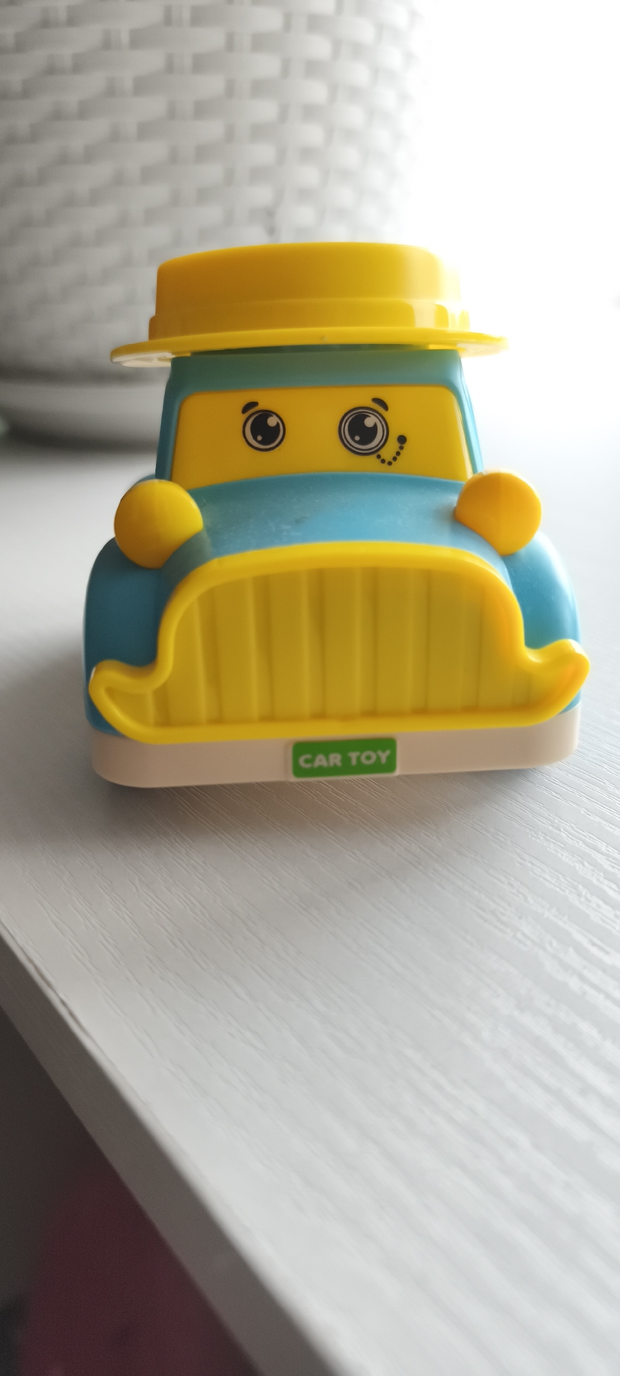 Toy cars and train photographed in Tiraspol home