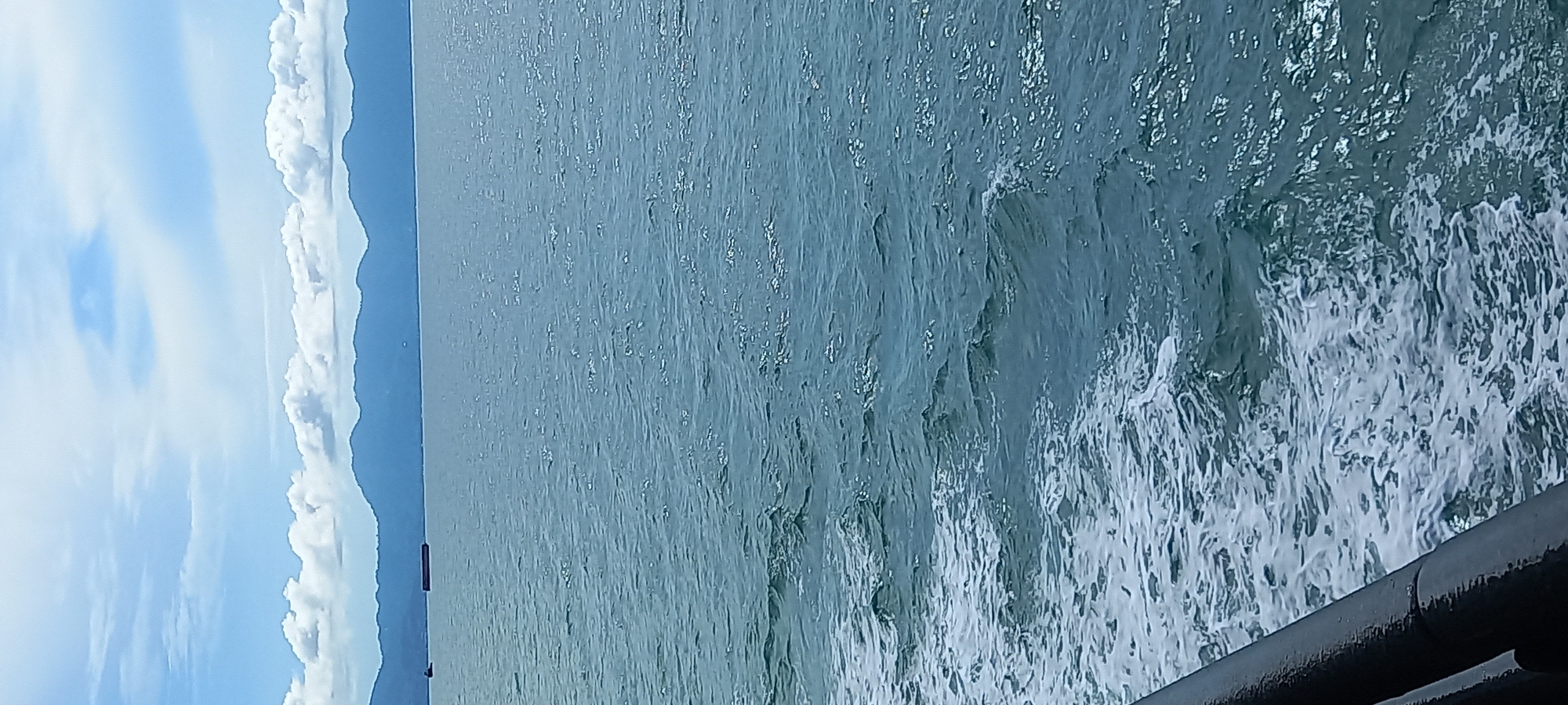 Ocean views captured from vessel near Ko Samui, Thailand