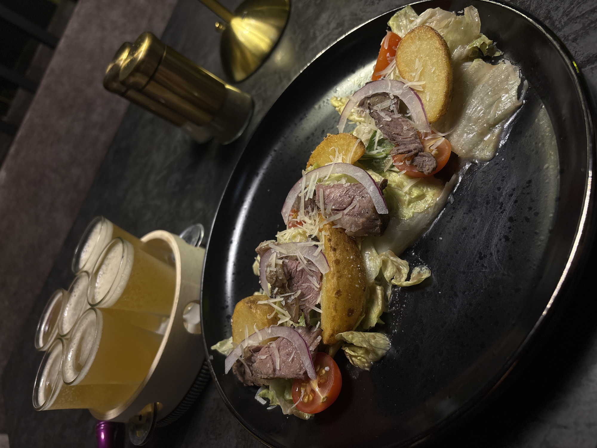 Cocktails, hookah, and a DJ set at an upscale lounge