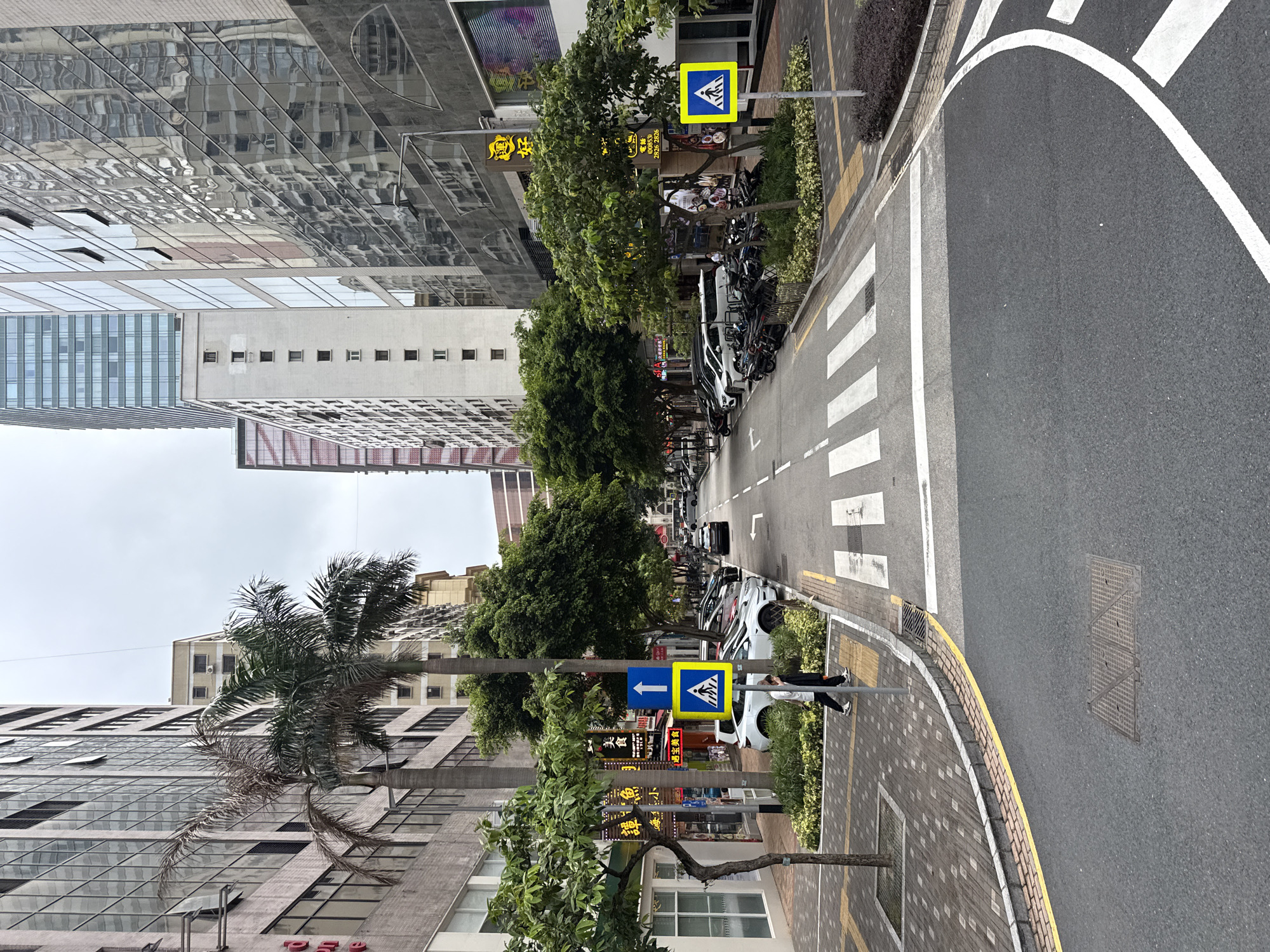 Morning street activity documented in Macau urban district