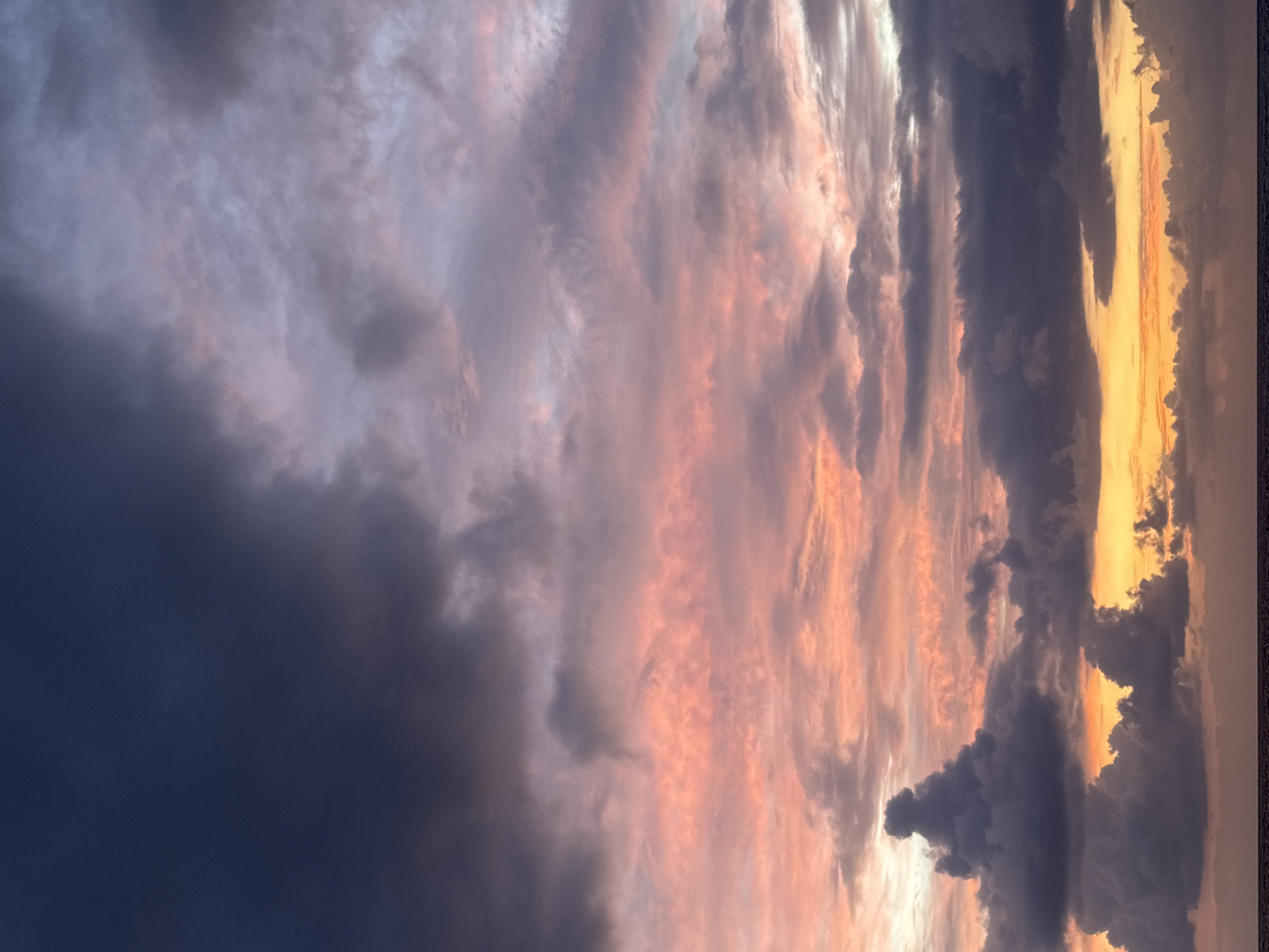 Dramatic coastal sunset skies over Choeng Thale beach