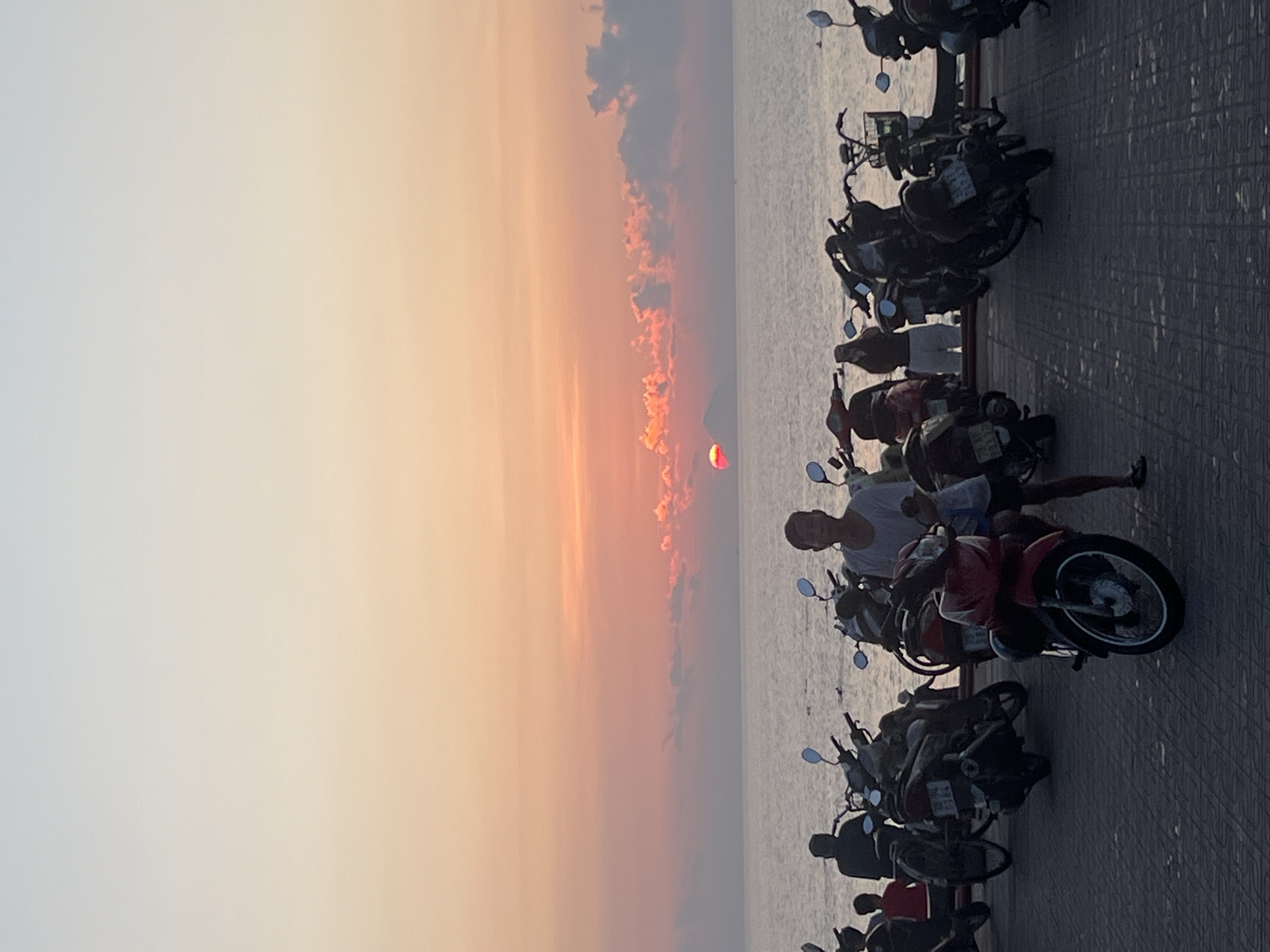 Sunset photography and daily activities captured at Nha Trang beach