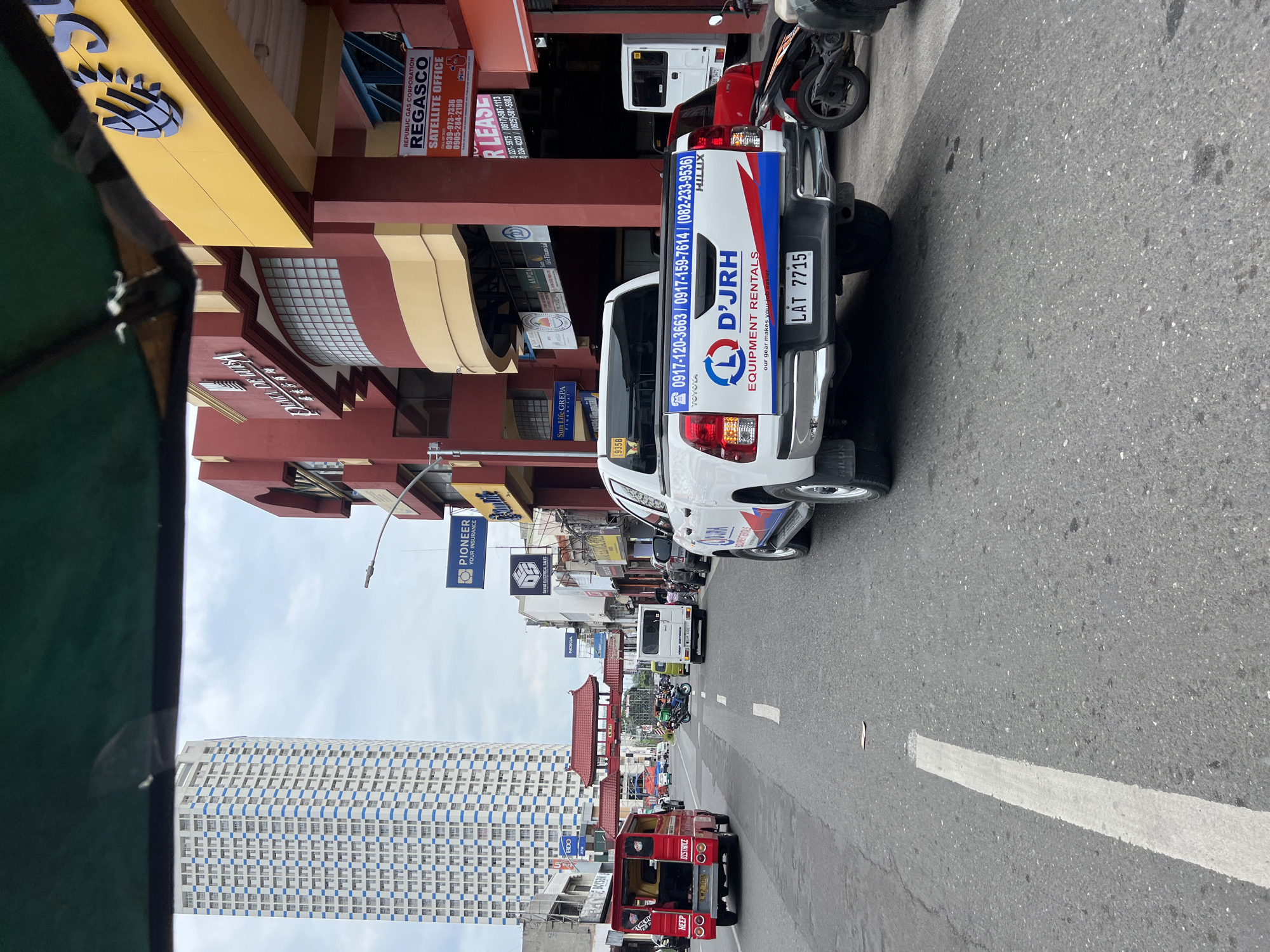 Selfies and street scenes from a Davao City commute