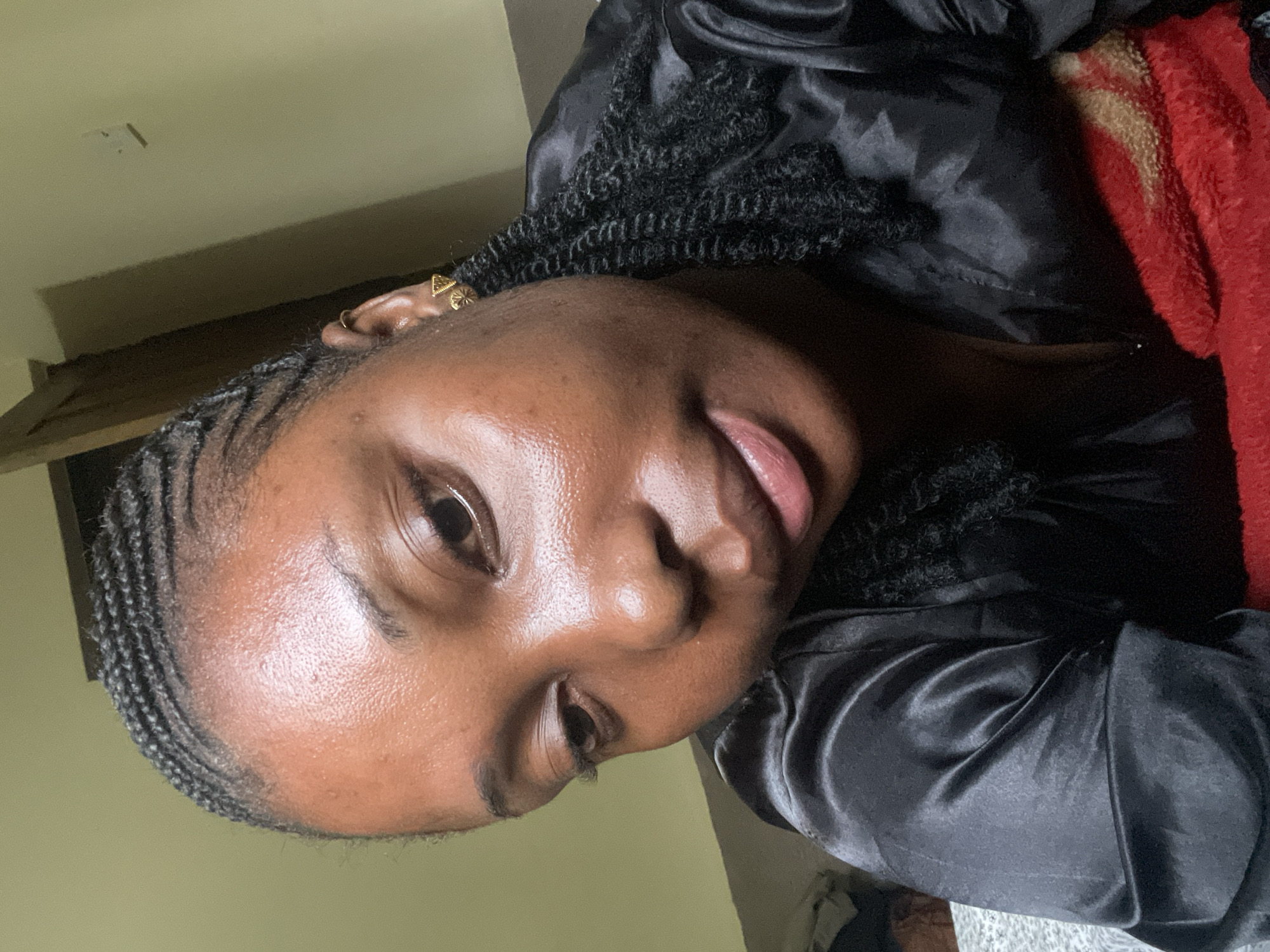 Woman photographed in intimate morning portraits in Jos, Nigeria