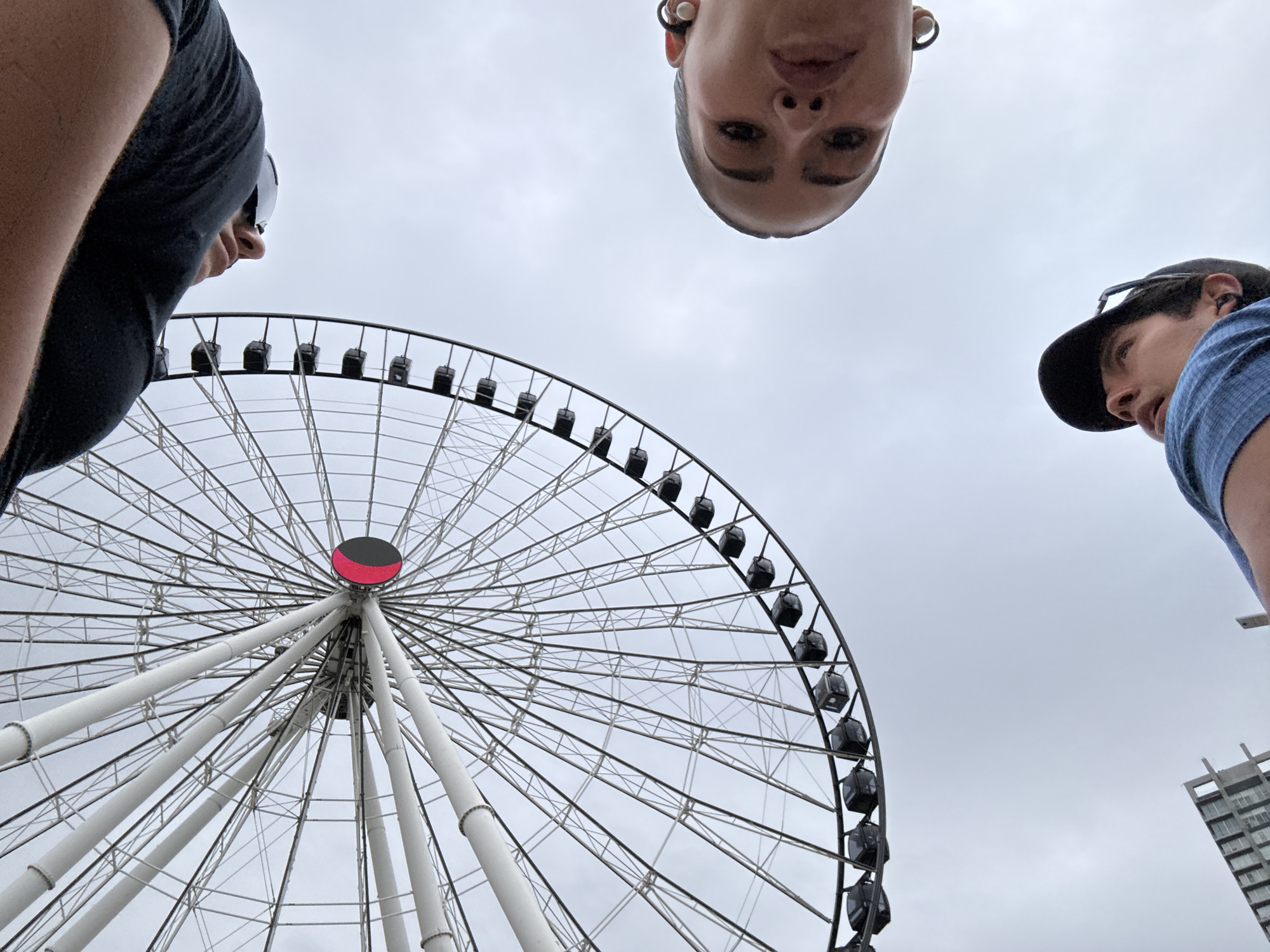 Visitors enjoy leisure activities at Puebla entertainment area
