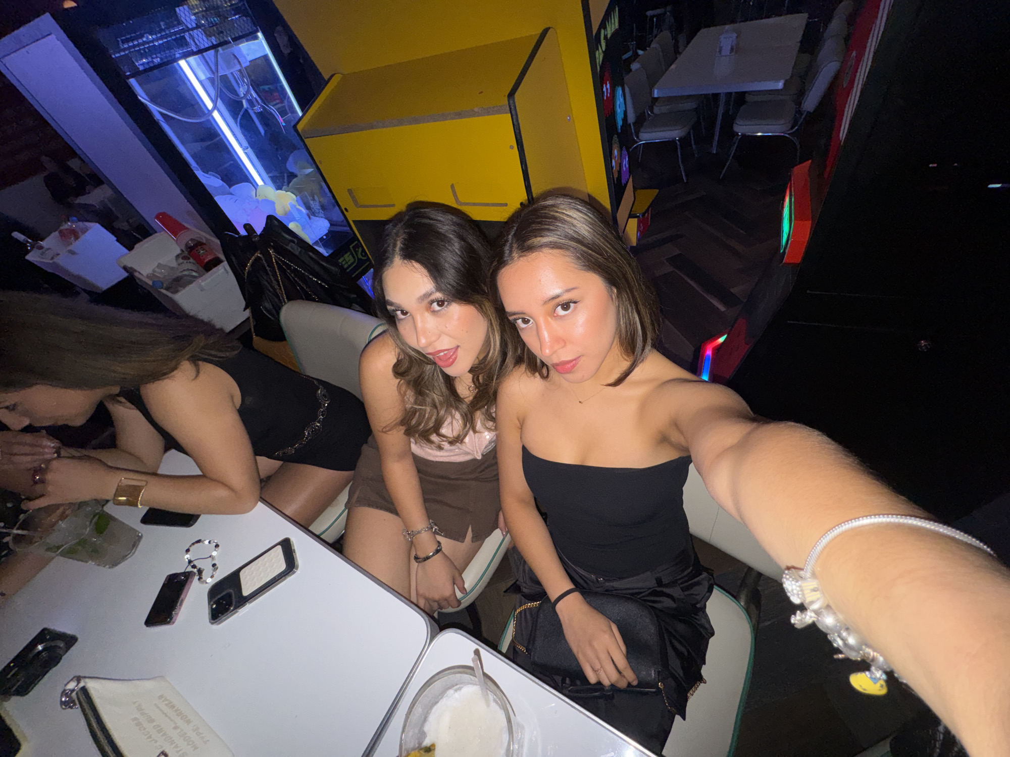 Women gather for nighttime social event at Puebla restaurant