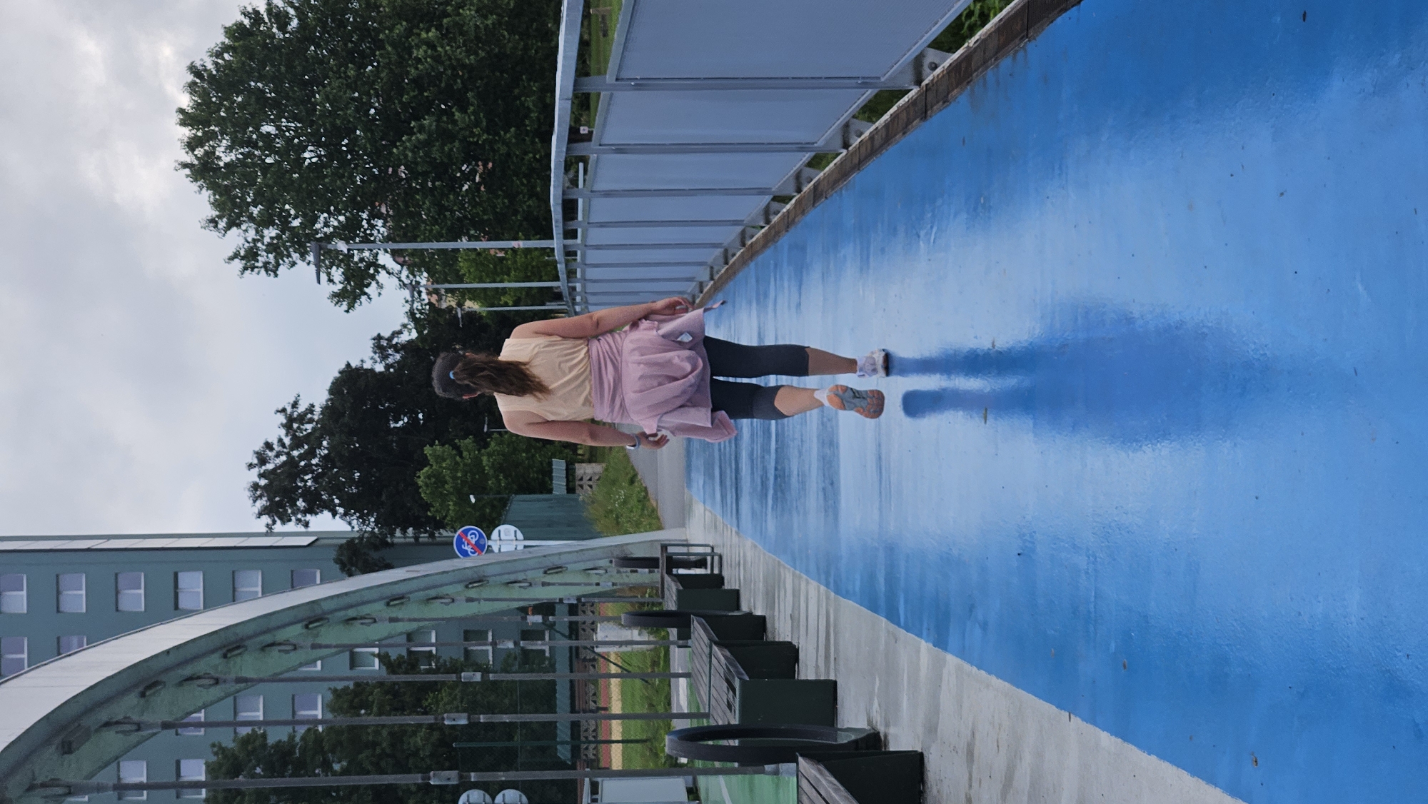 Wet morning in Prešov, from rainy park paths to Novum mall