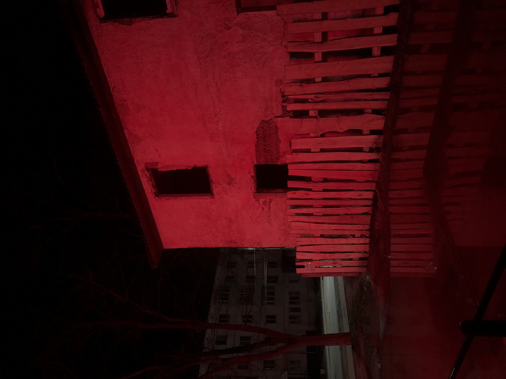 Nighttime street scenes documented in Chaikovsky, Russia