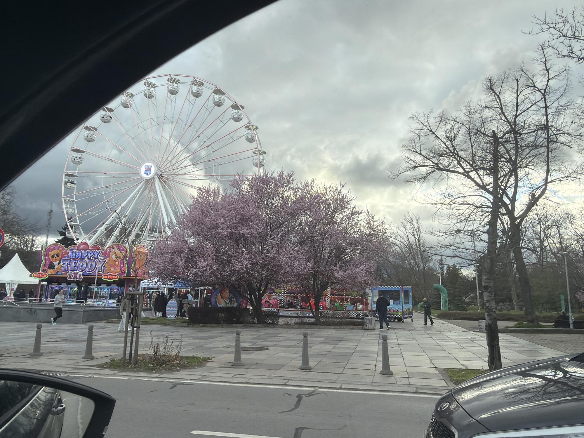 Afternoon scenes documented across Sofia's city center and Christmas market