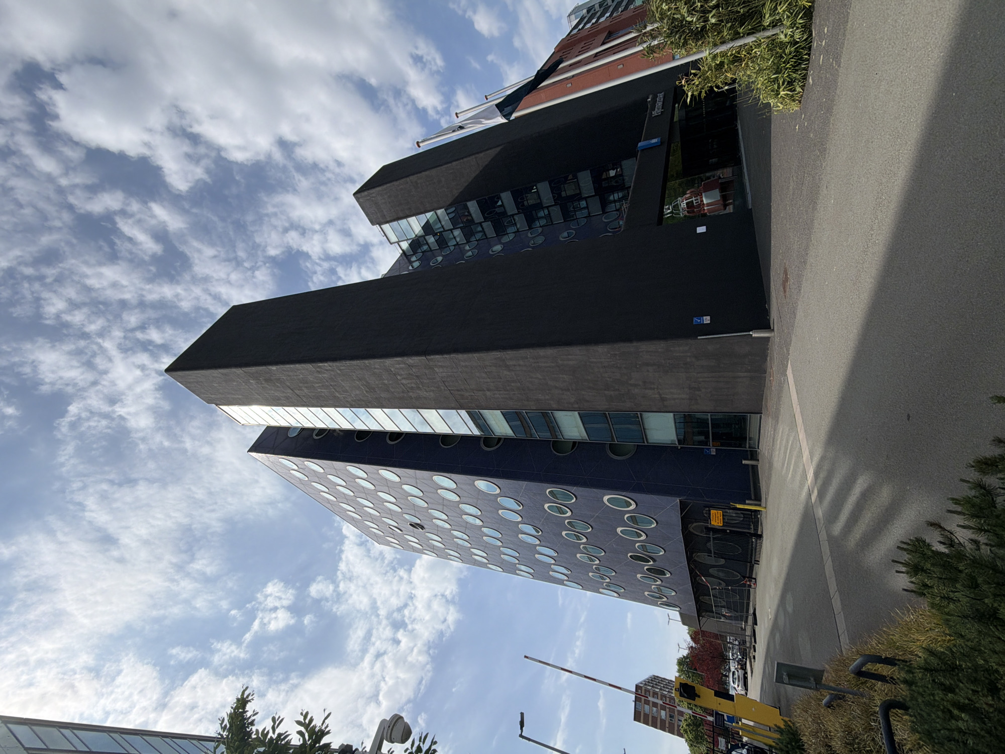 Campus architecture and traffic documented in Rijswijk, Netherlands