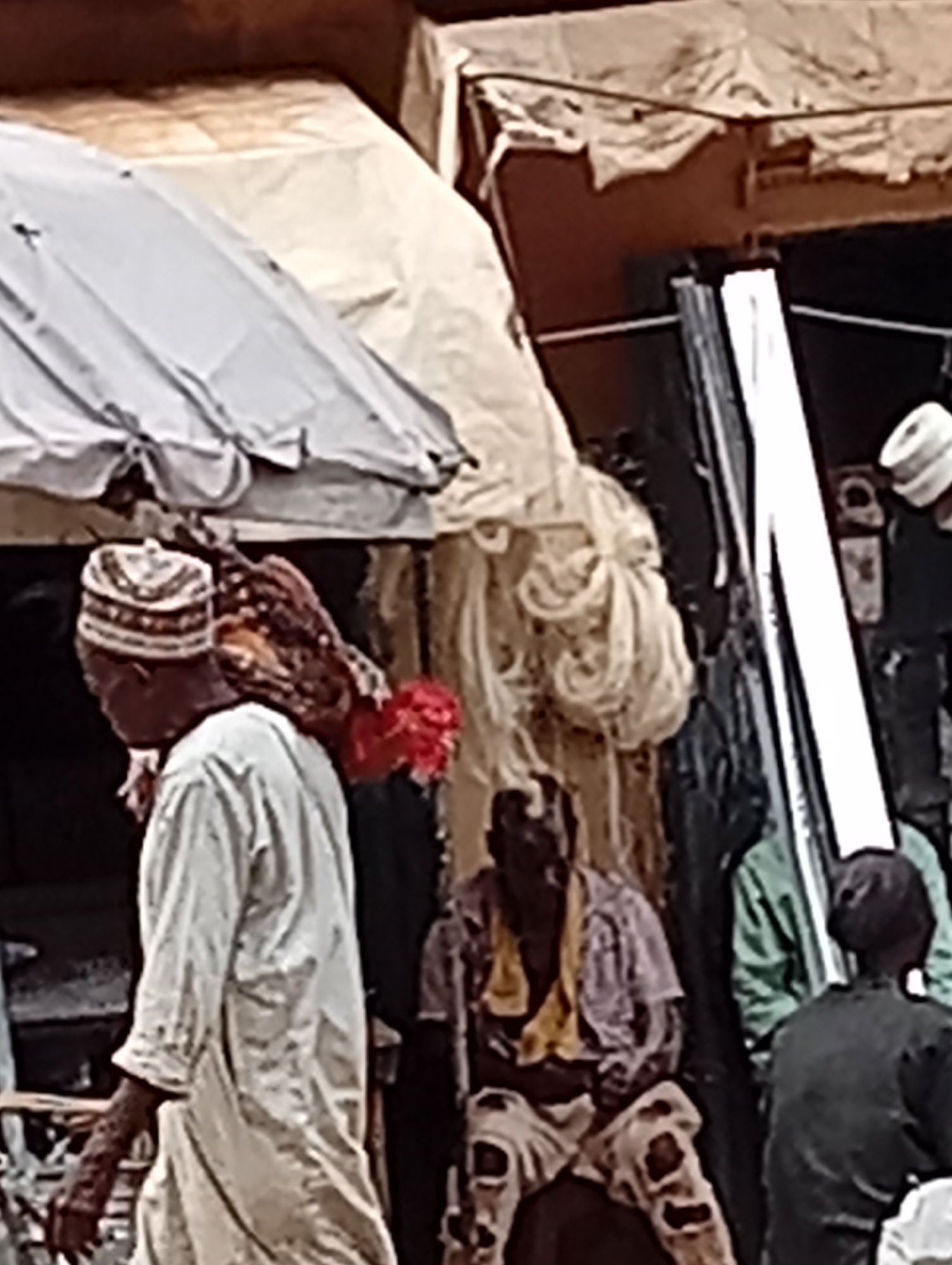 Daily street life observed in Maiburiji, Nigeria