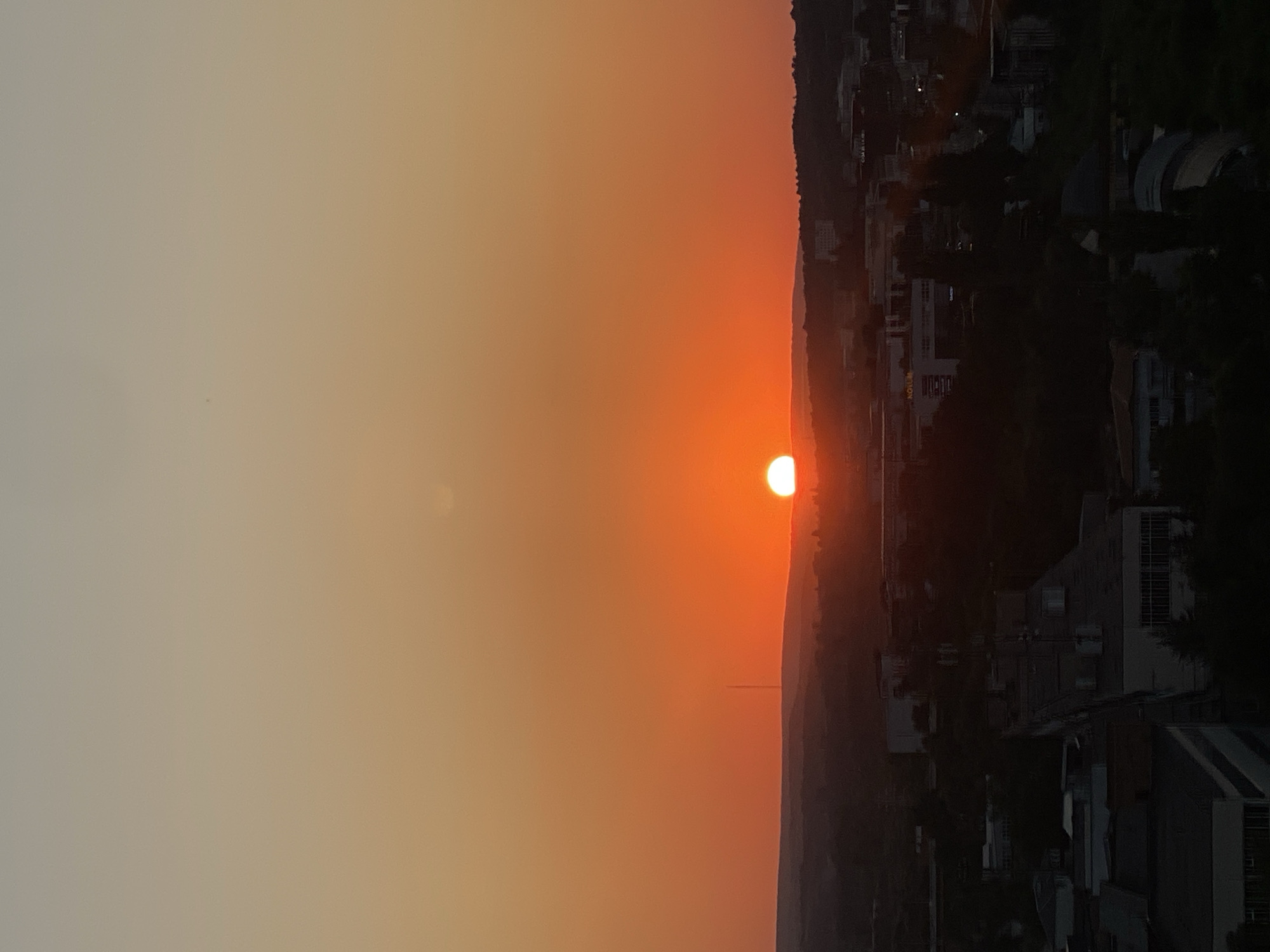 Sunset over Chișinău captured from multiple angles