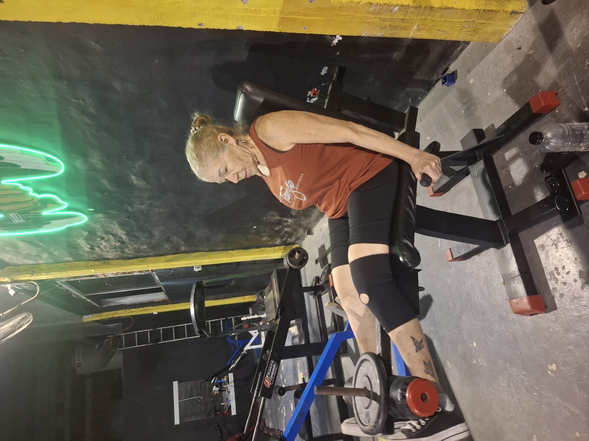 Evening workout session documented at Wilde gym