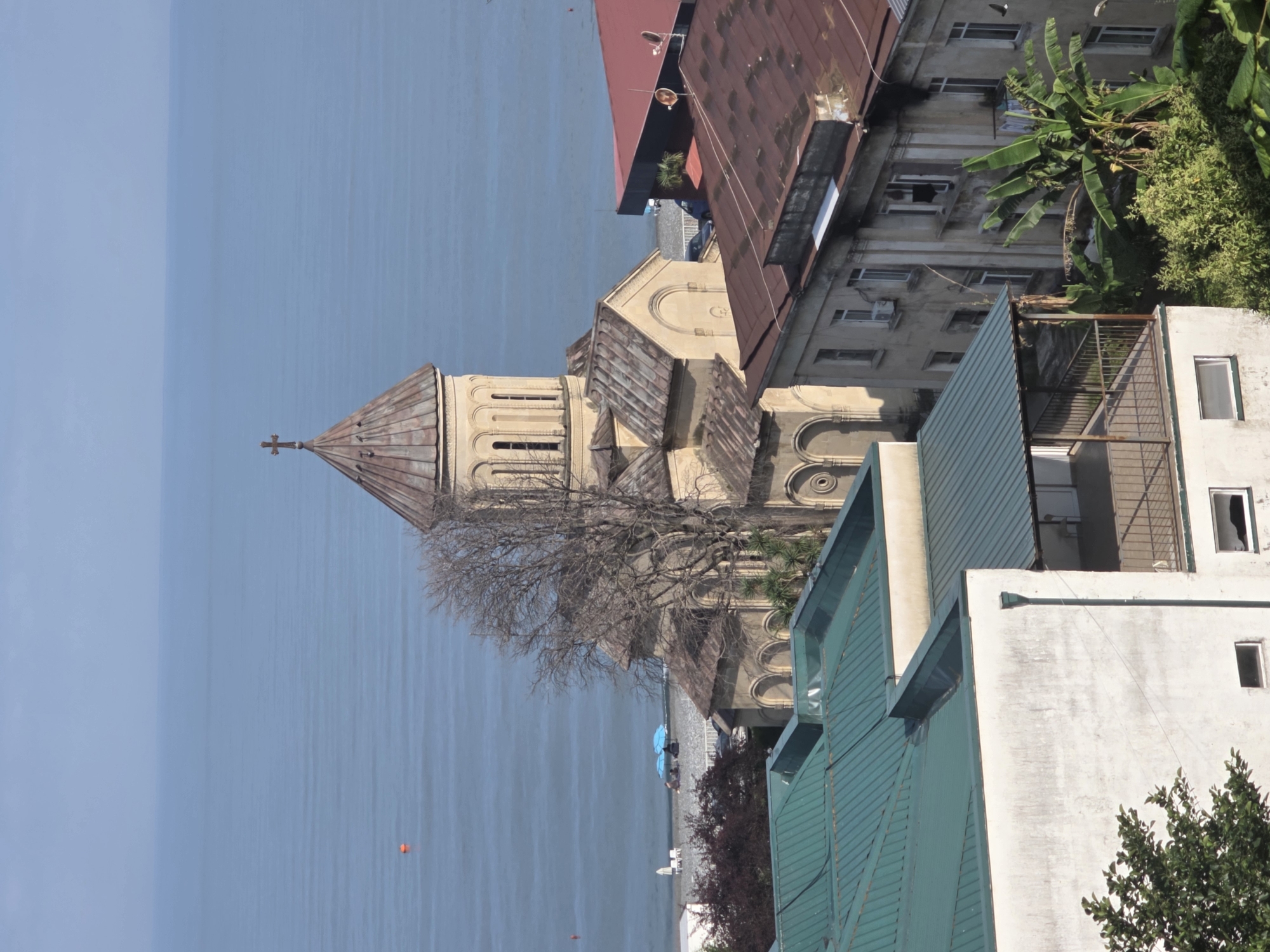 Sarpi's hillside and coastline on a June morning
