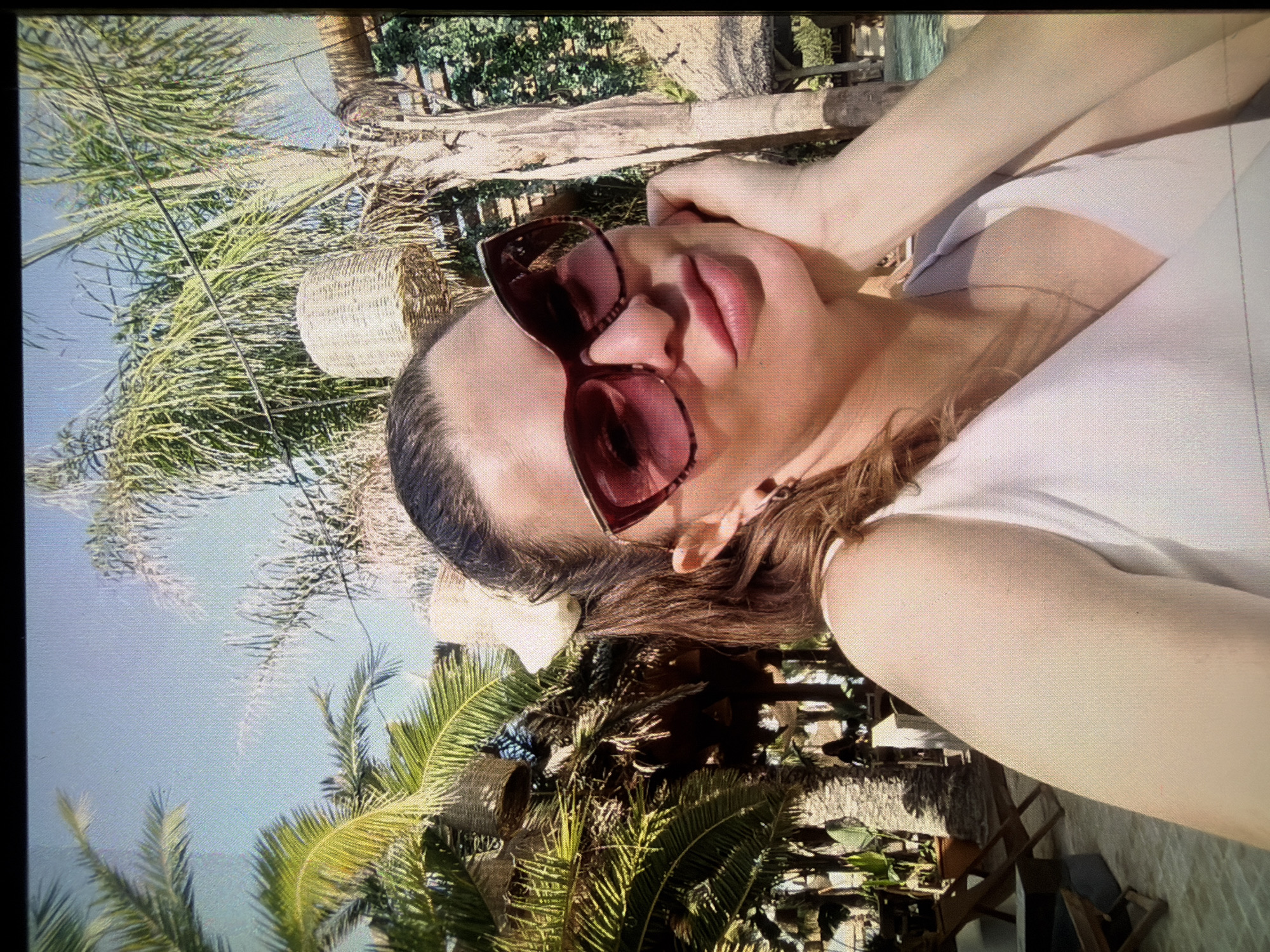 Beach day selfies along the Greek coast, Thessaloniki area